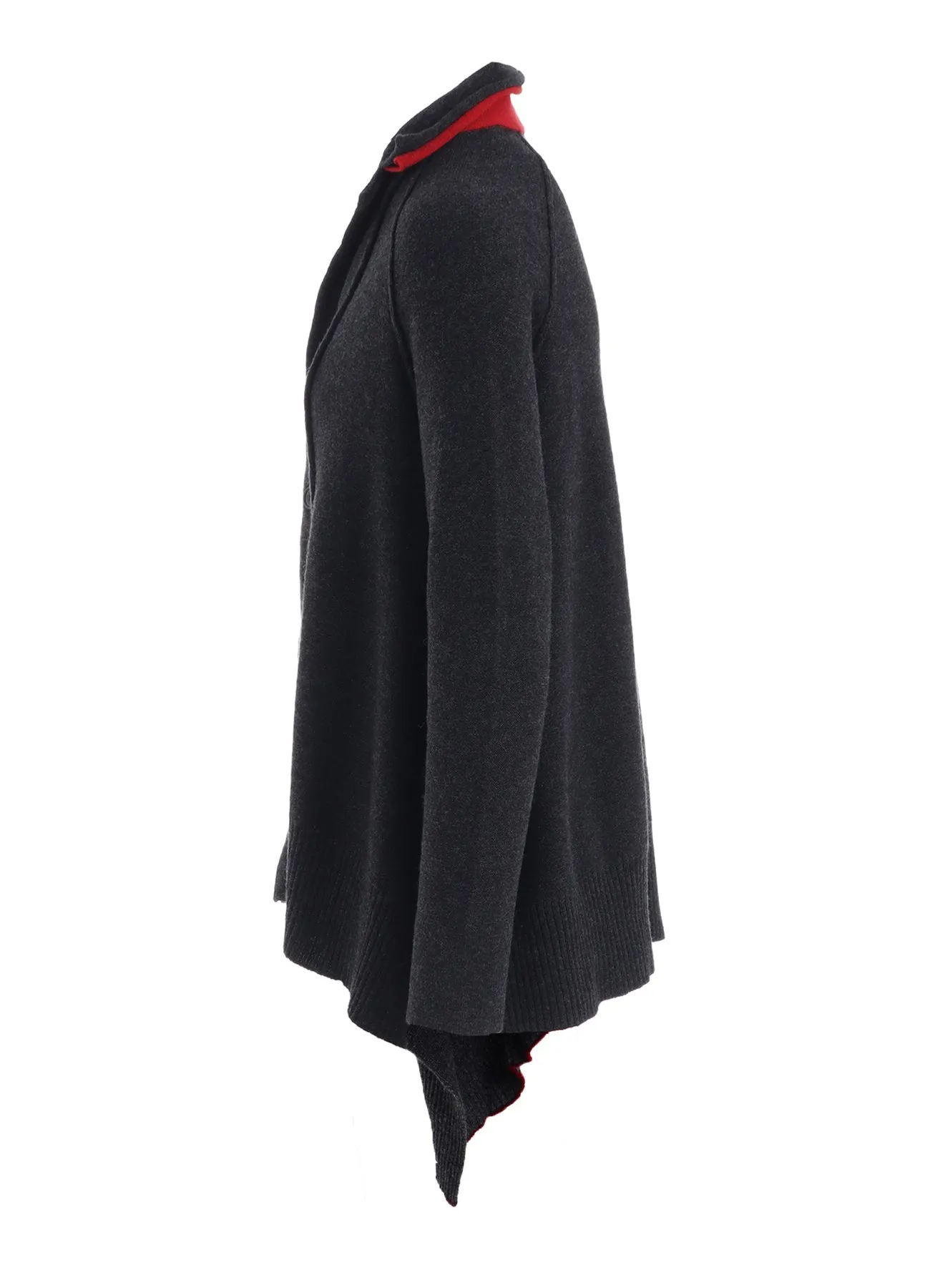 WOOL BREND DRAPED JACKET sold by Yohji Yamamoto product image thumbnail 3