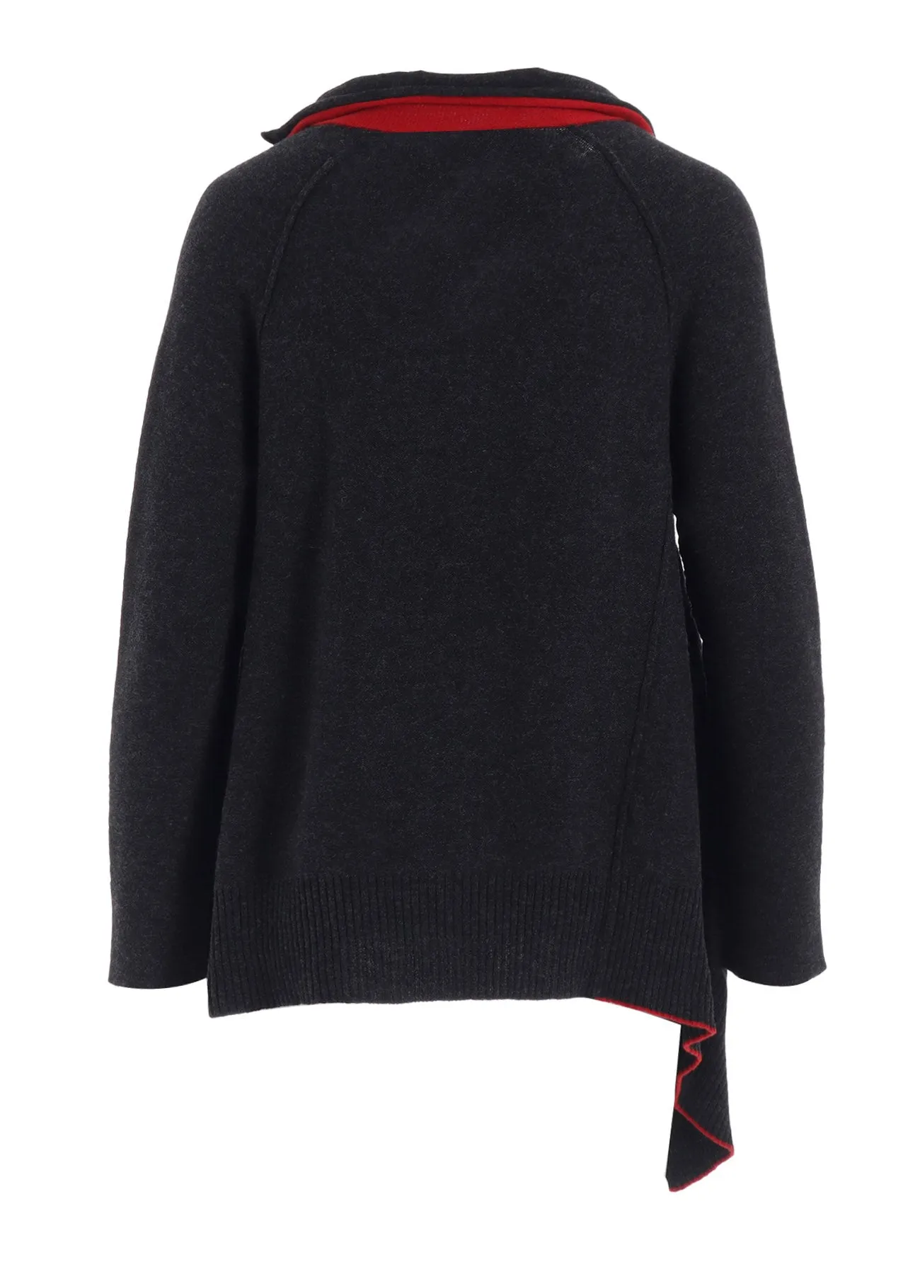 WOOL BREND DRAPED JACKET sold by Yohji Yamamoto product image thumbnail 4