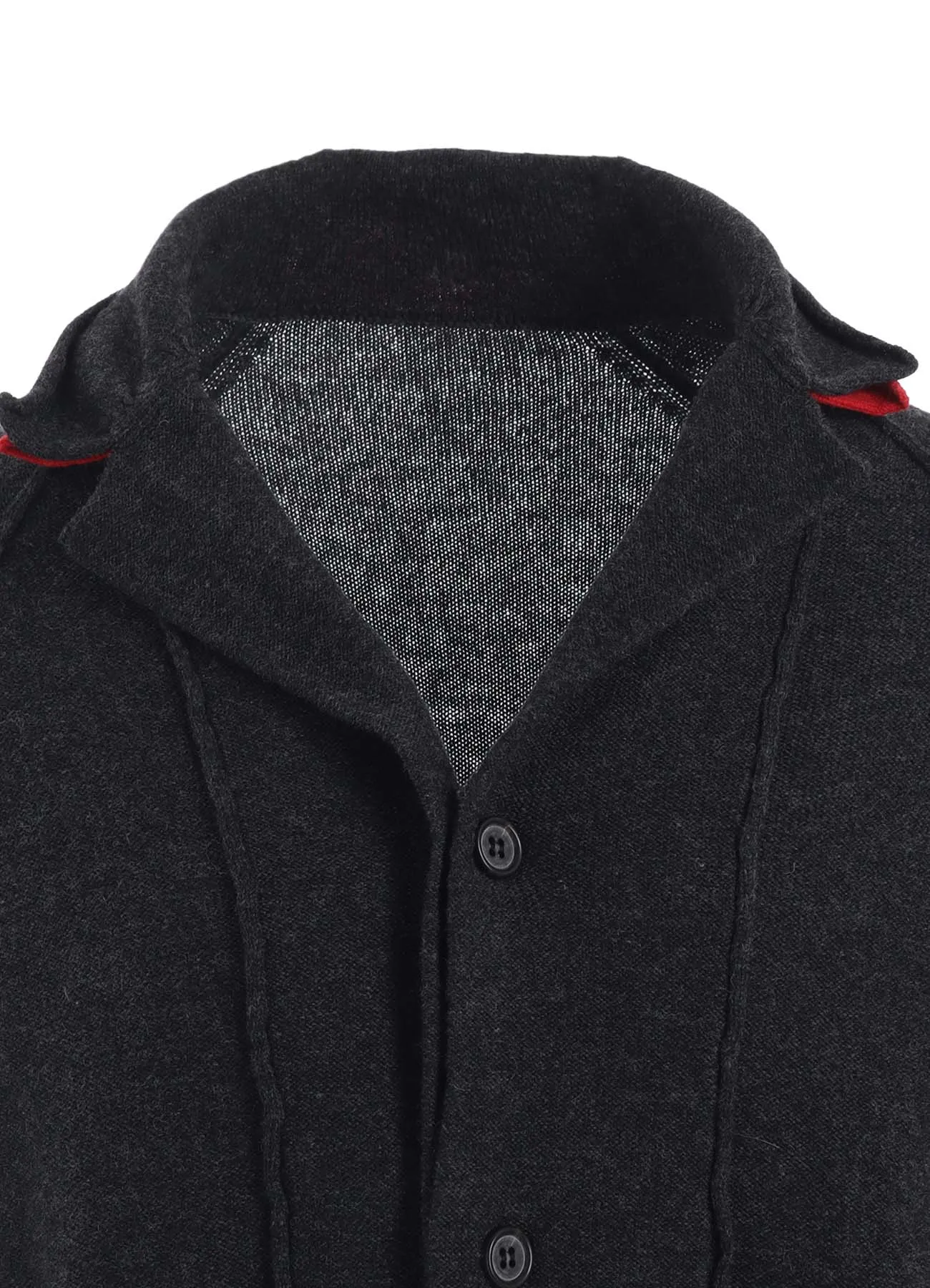 WOOL BREND DRAPED JACKET sold by Yohji Yamamoto product image thumbnail 5