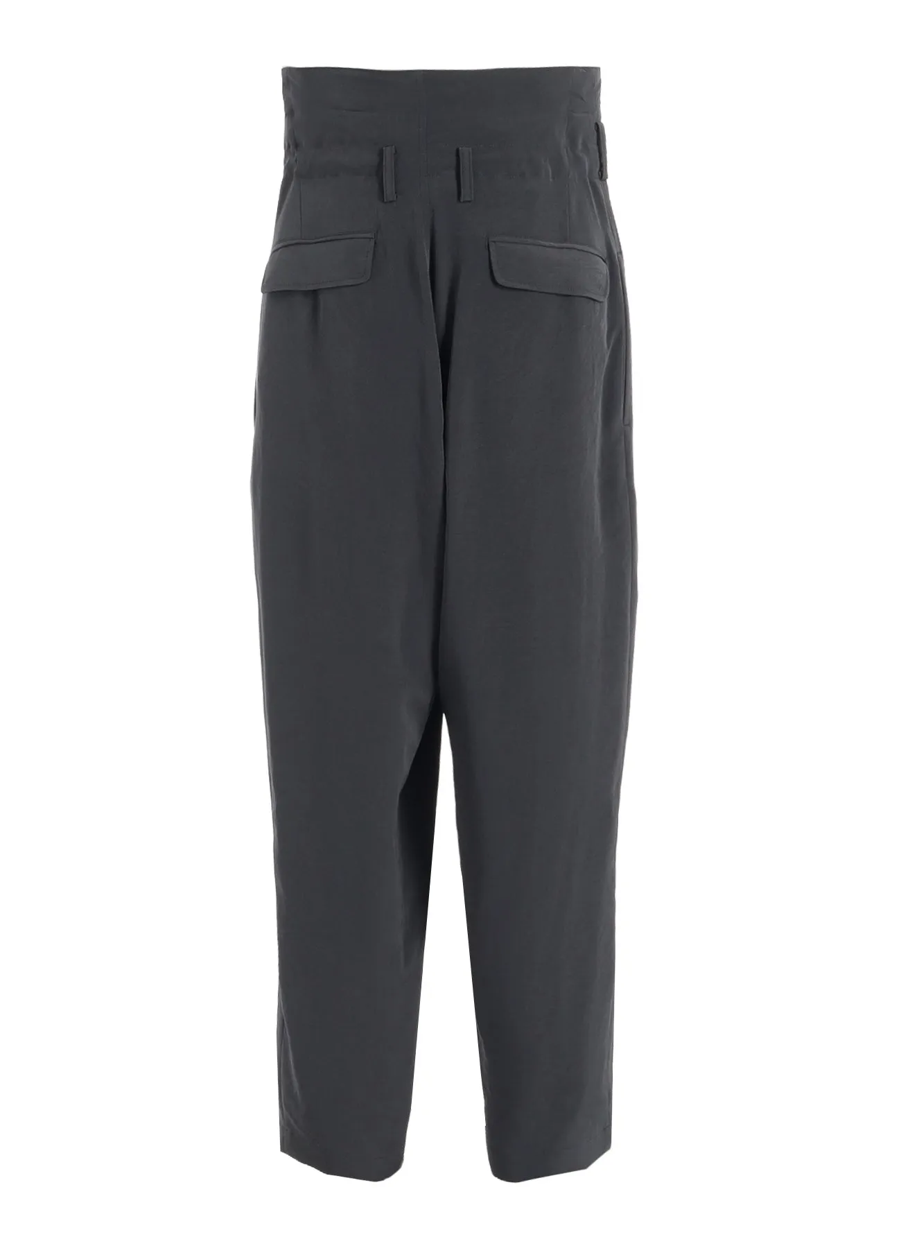 CREPE de CHINE HIGH WAIST PANTS sold by Yohji Yamamoto product image thumbnail 4