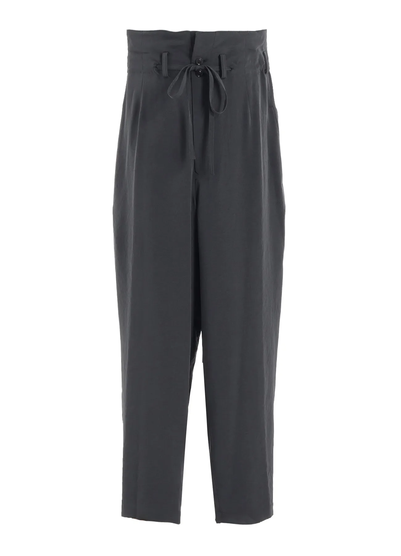 CREPE de CHINE HIGH WAIST PANTS sold by Yohji Yamamoto product image thumbnail 2