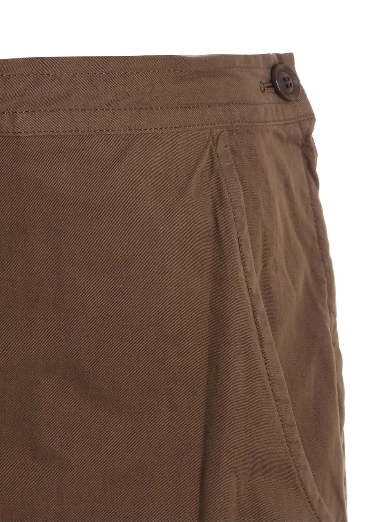 COTTON TWILL GARMENT DYE RIGHT BIG BELT SKIRT sold by Yohji Yamamoto product image thumbnail 5