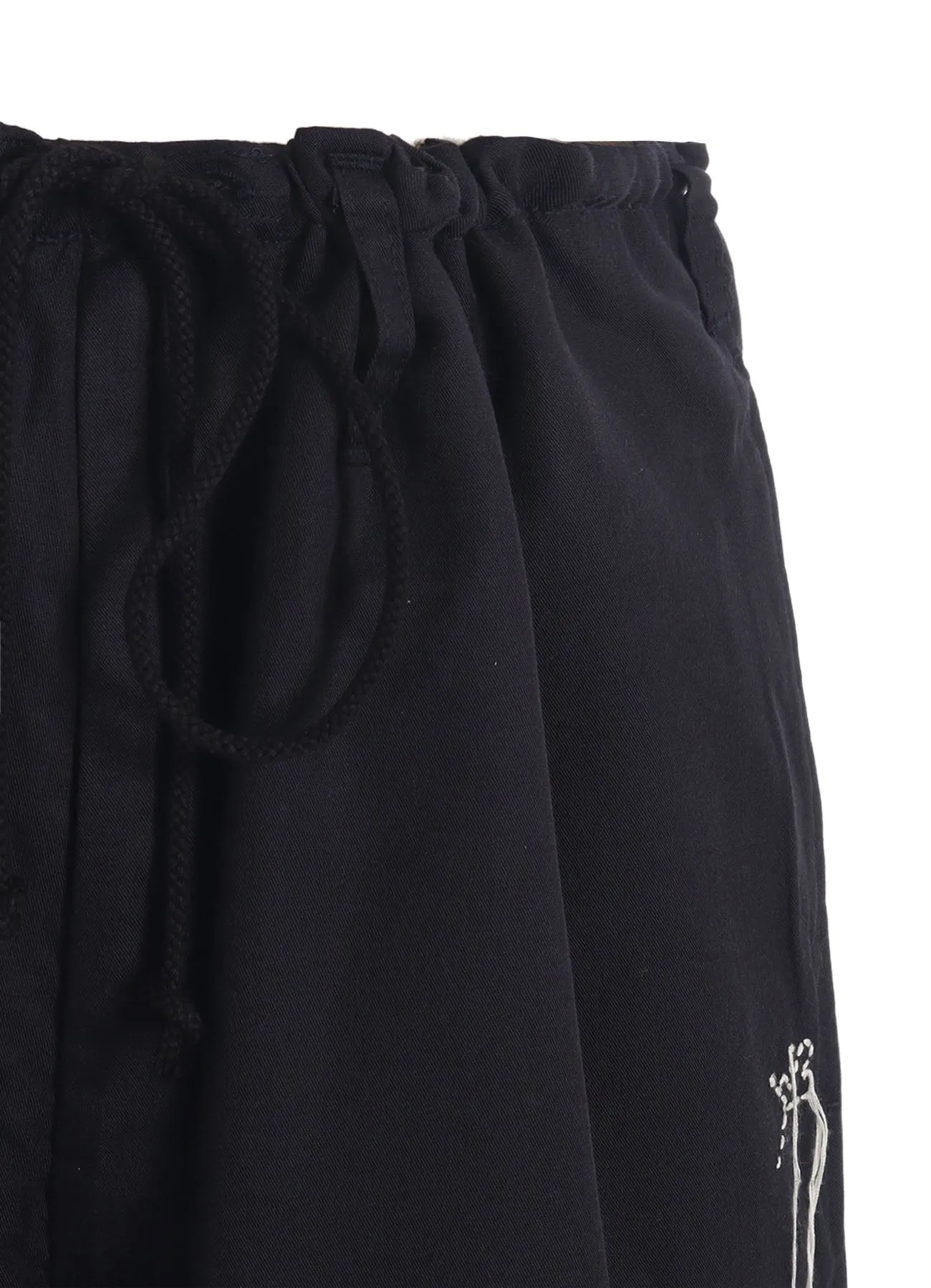 YS STITCH PANTS WITH WAIST STRING sold by Yohji Yamamoto product image thumbnail 5