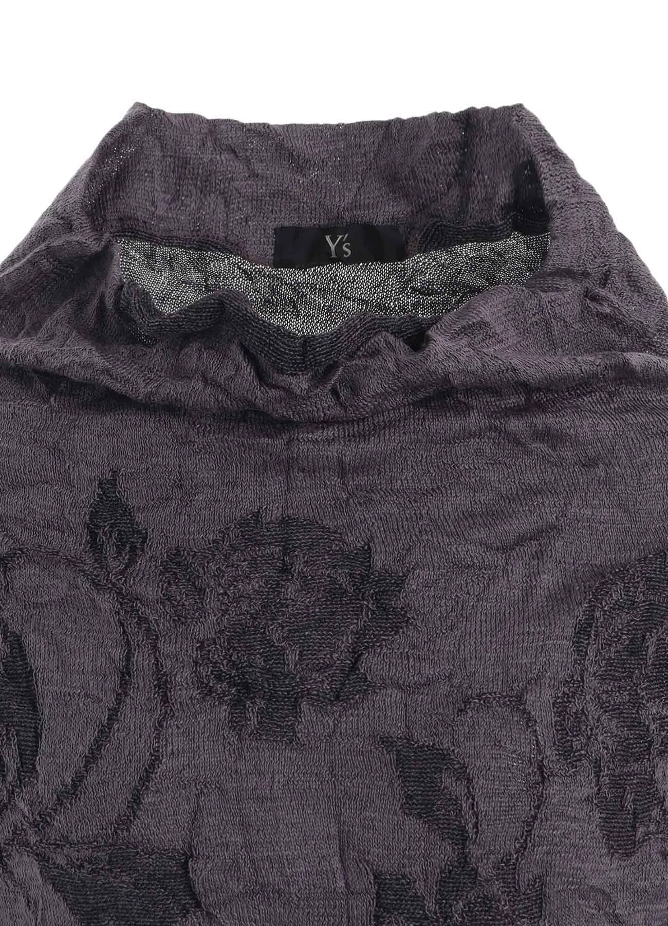 BIG FLOWER WRINKLED KNIT PULLOVER sold by Yohji Yamamoto product image thumbnail 5