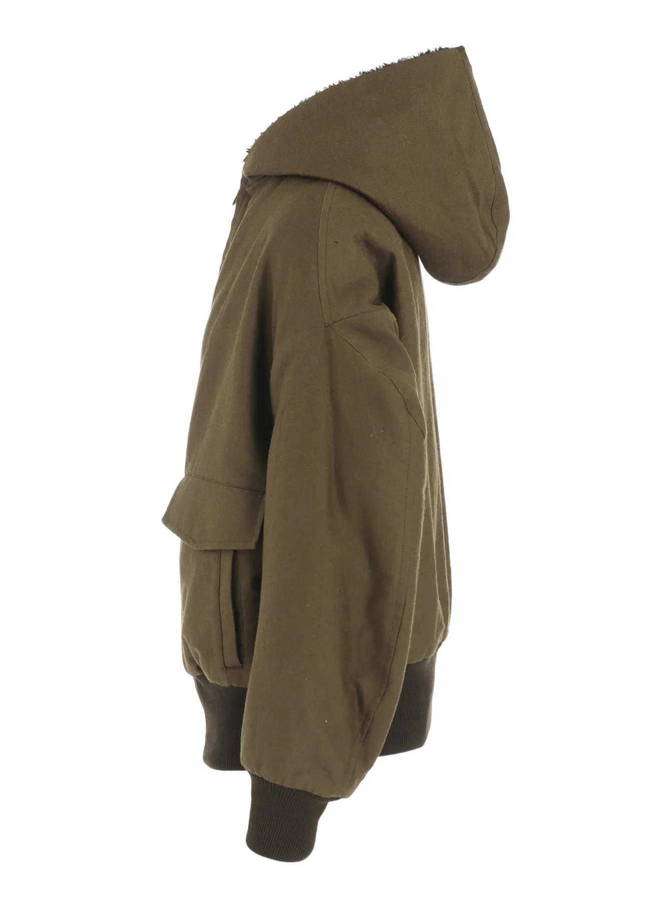 COTTON/FLAX MOLESKIN REVERSIBLE BLOUSON sold by Yohji Yamamoto product image thumbnail 3