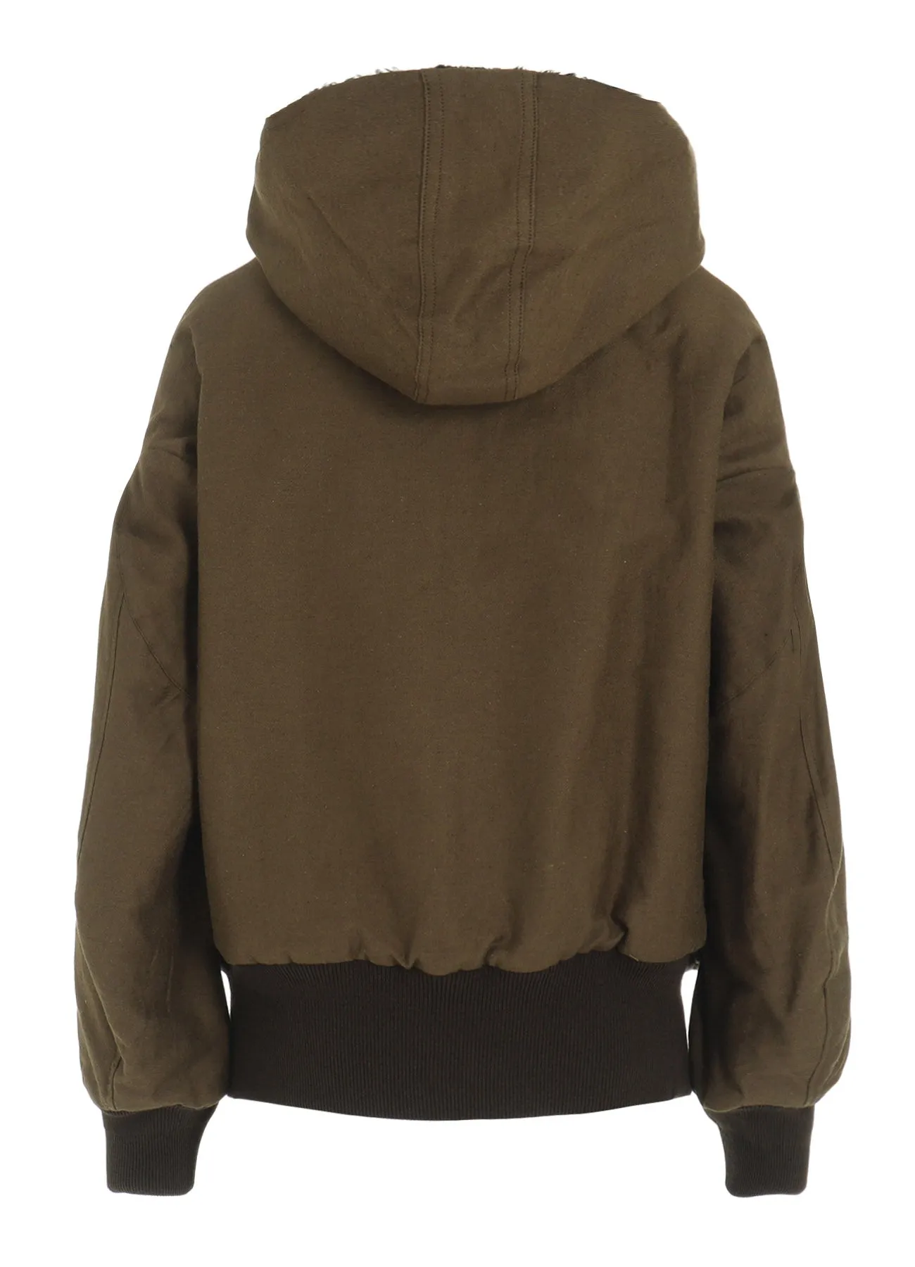 COTTON/FLAX MOLESKIN REVERSIBLE BLOUSON sold by Yohji Yamamoto product image thumbnail 4