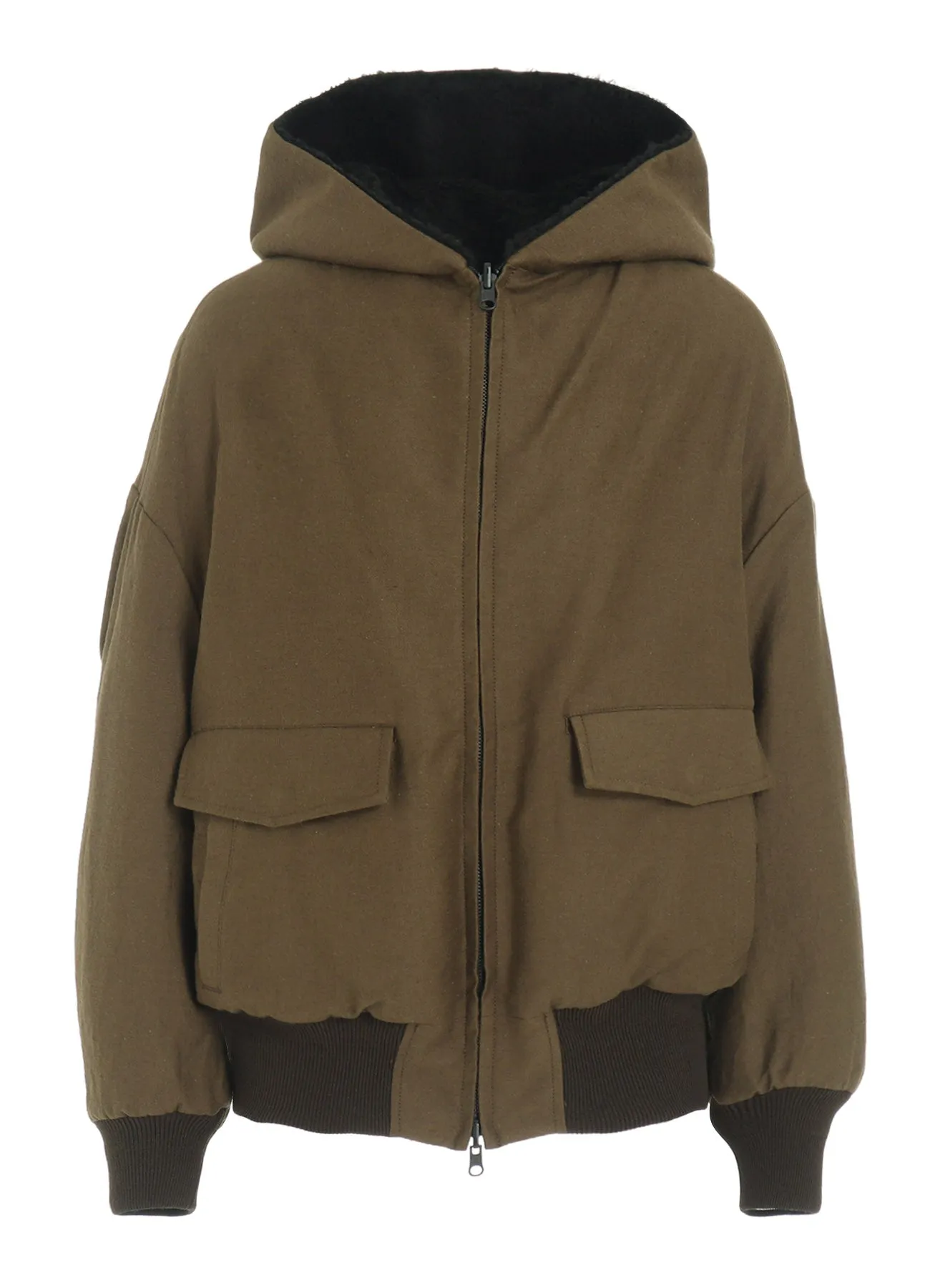 COTTON/FLAX MOLESKIN REVERSIBLE BLOUSON sold by Yohji Yamamoto product image thumbnail 2