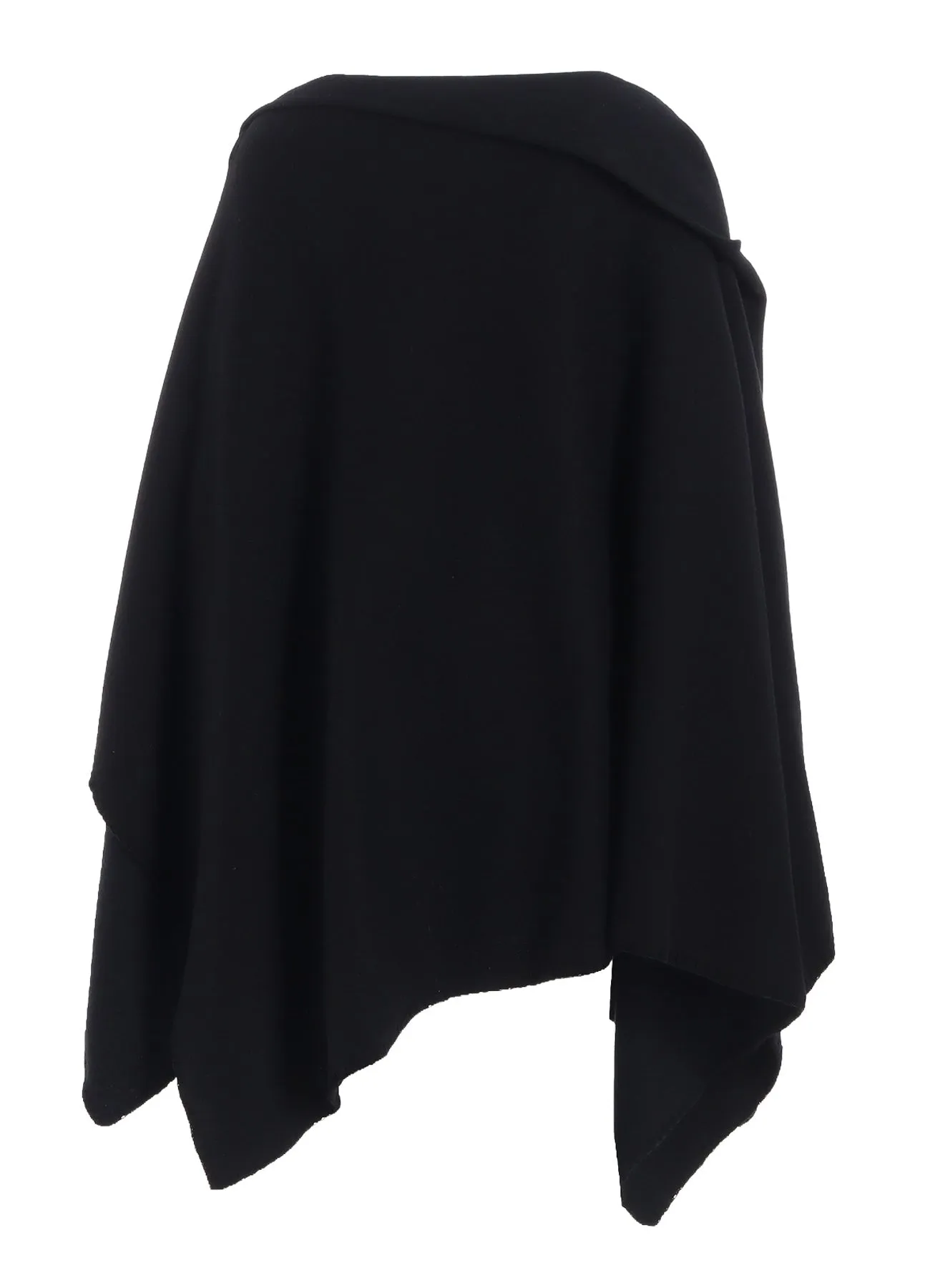 W/NY REVERSIBLE JERSEY ASYMMETERIC CAPE sold by Yohji Yamamoto product image thumbnail 4