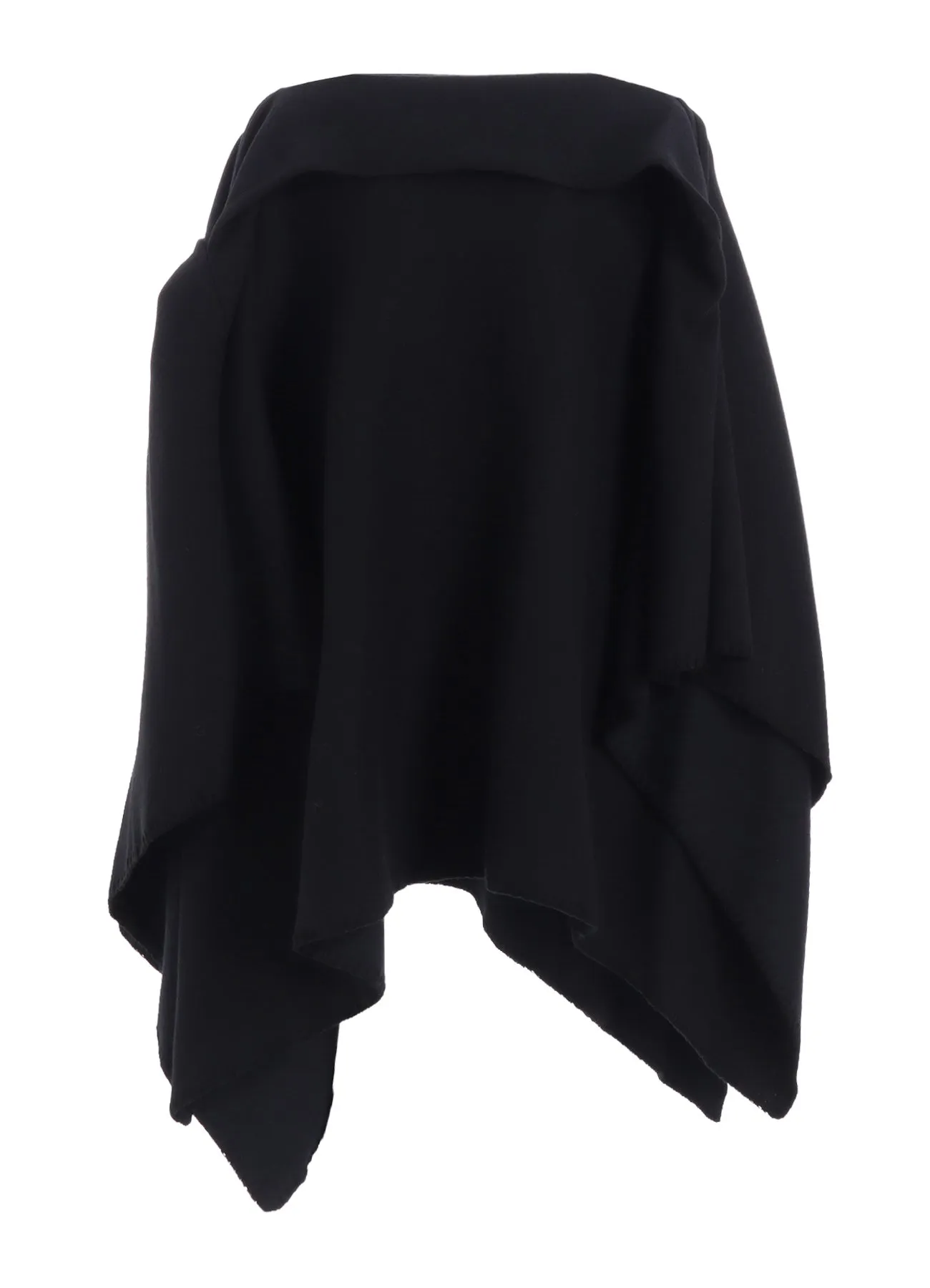 W/NY REVERSIBLE JERSEY ASYMMETERIC CAPE sold by Yohji Yamamoto product image thumbnail 2