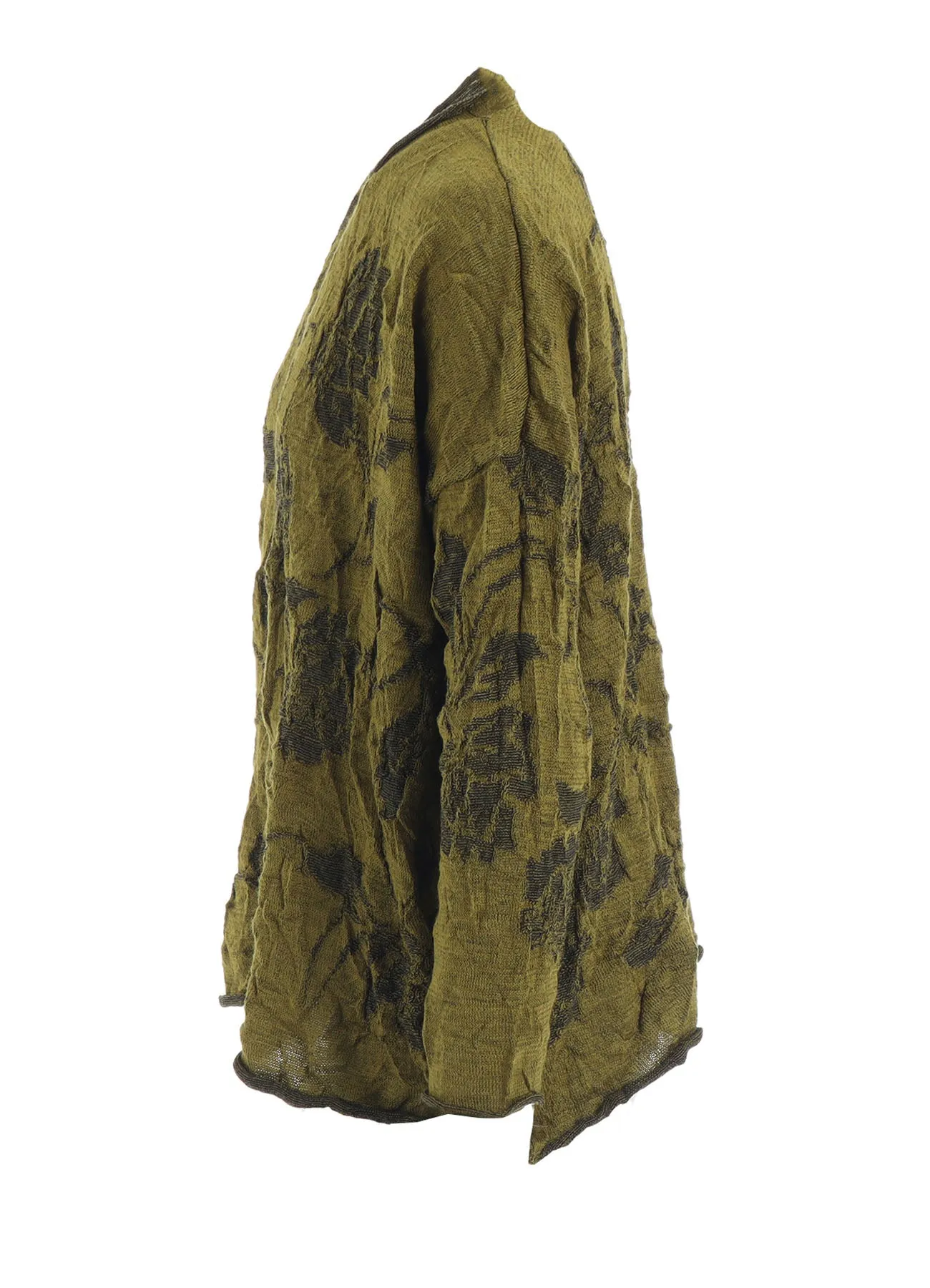 BIG FLOWER WRINKLED BIG KNIT PULLOVER sold by Yohji Yamamoto product image thumbnail 3