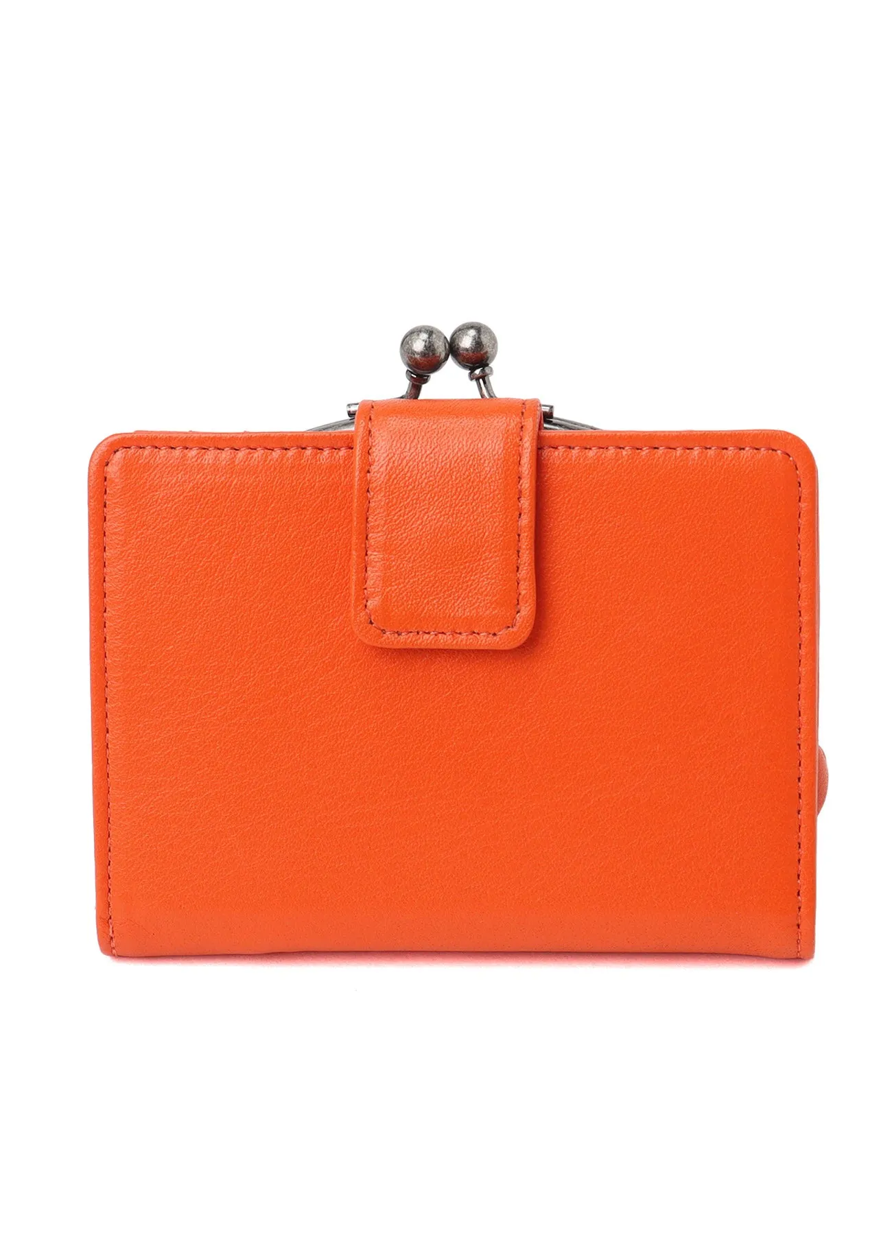 SEMI-GLOSSY LEATHER CARD CASE W/ METAL CLASP sold by Yohji Yamamoto product image thumbnail 4