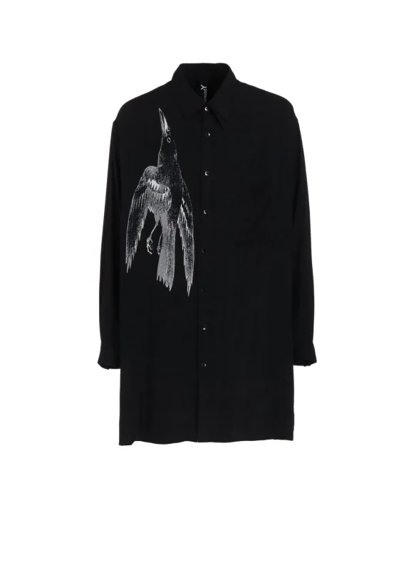 GRAPHIC SHIRT “CROW” sold by Yohji Yamamoto