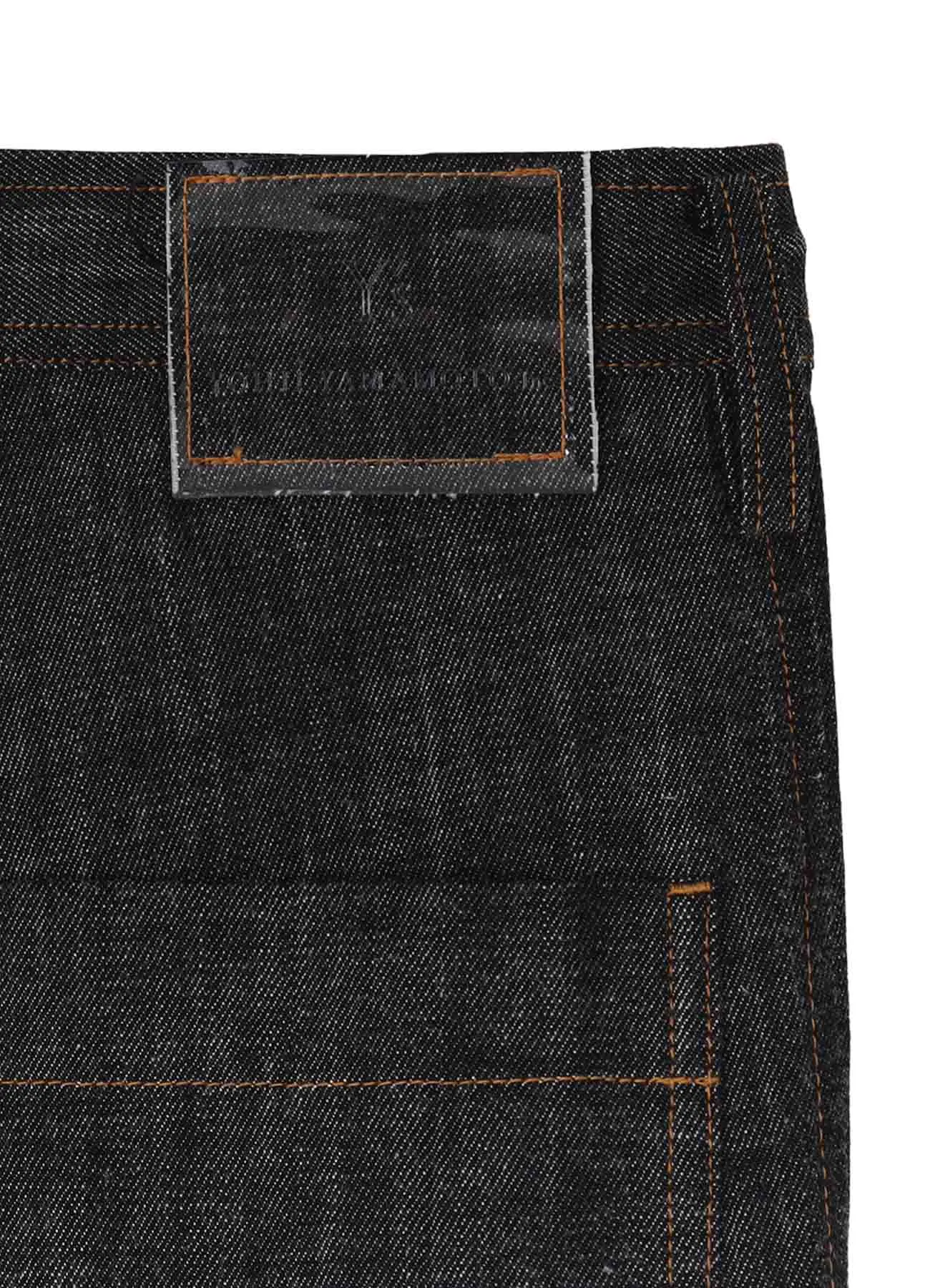 80OZ DENIM PATCHED-POCKET PANTS sold by Yohji Yamamoto product image thumbnail 4