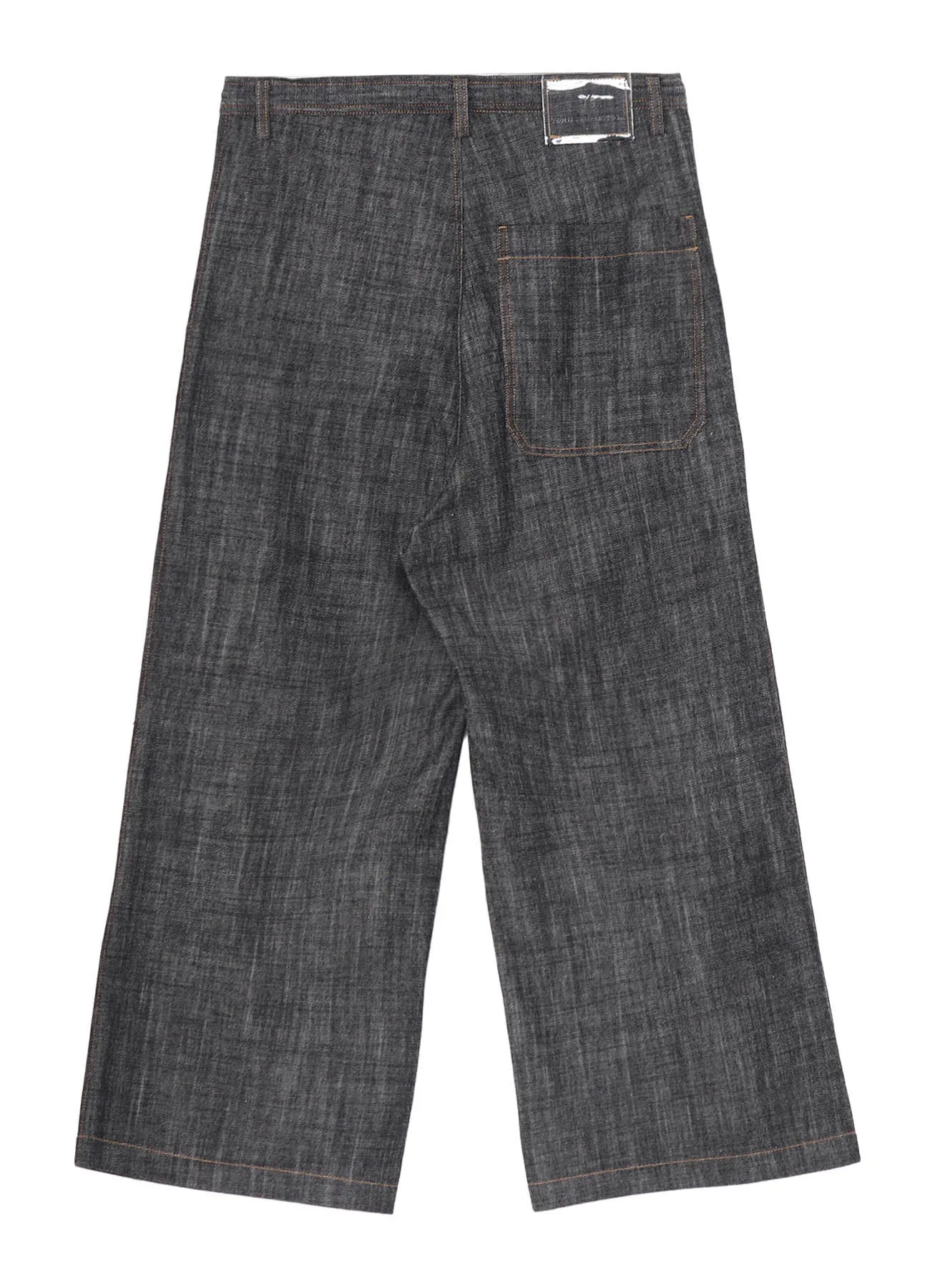 80OZ DENIM LONG STRAIGHT PANTS sold by Yohji Yamamoto product image thumbnail 3