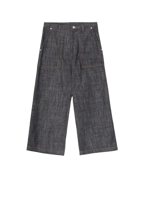 80OZ DENIM  LONG STRAIGHT PANTS sold by Yohji Yamamoto