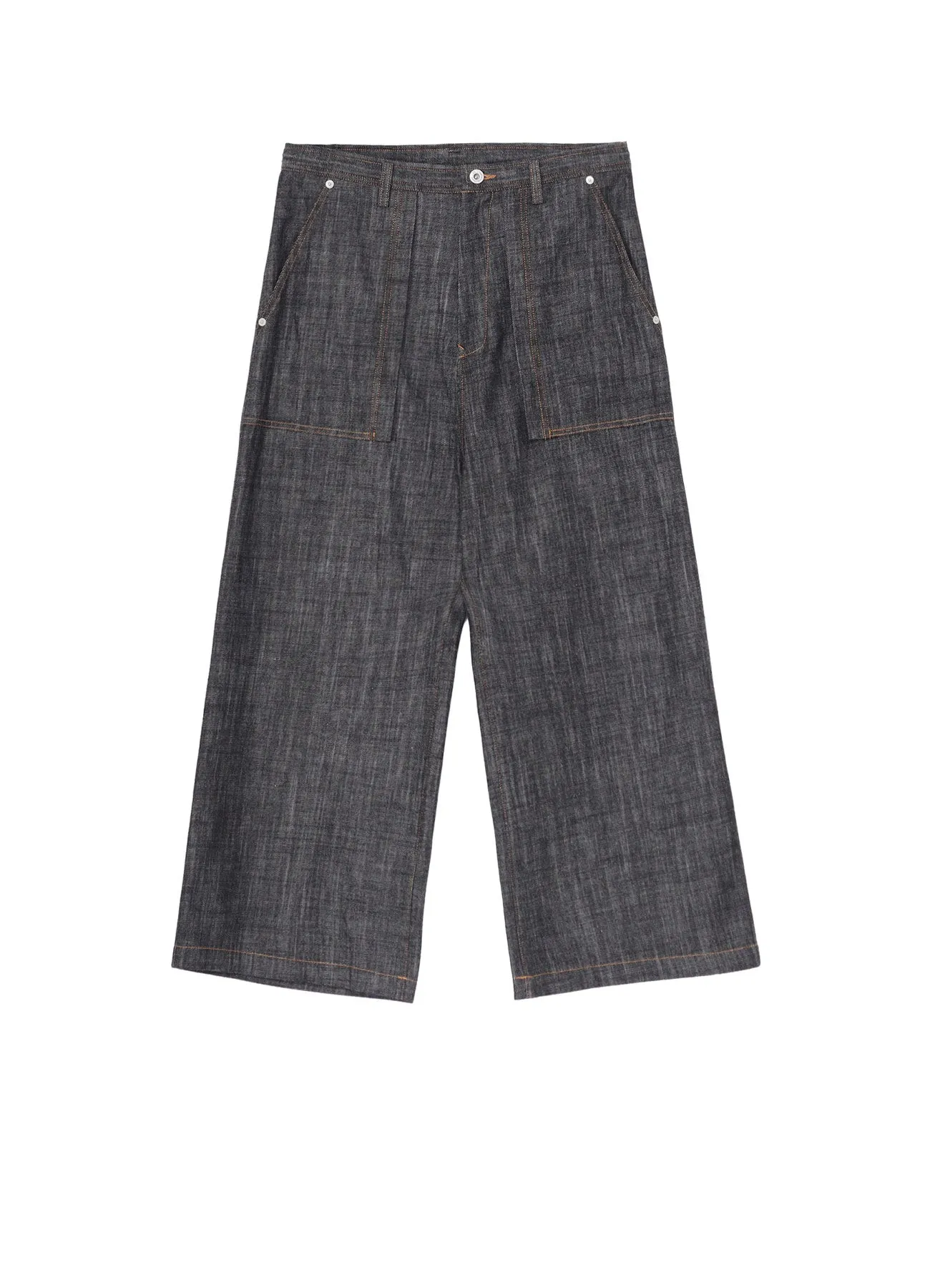 80OZ DENIM LONG STRAIGHT PANTS sold by Yohji Yamamoto