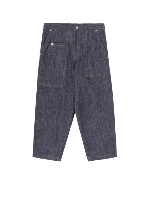 80OZ DENIM PATCHED-POCKET PANTS sold by Yohji Yamamoto
