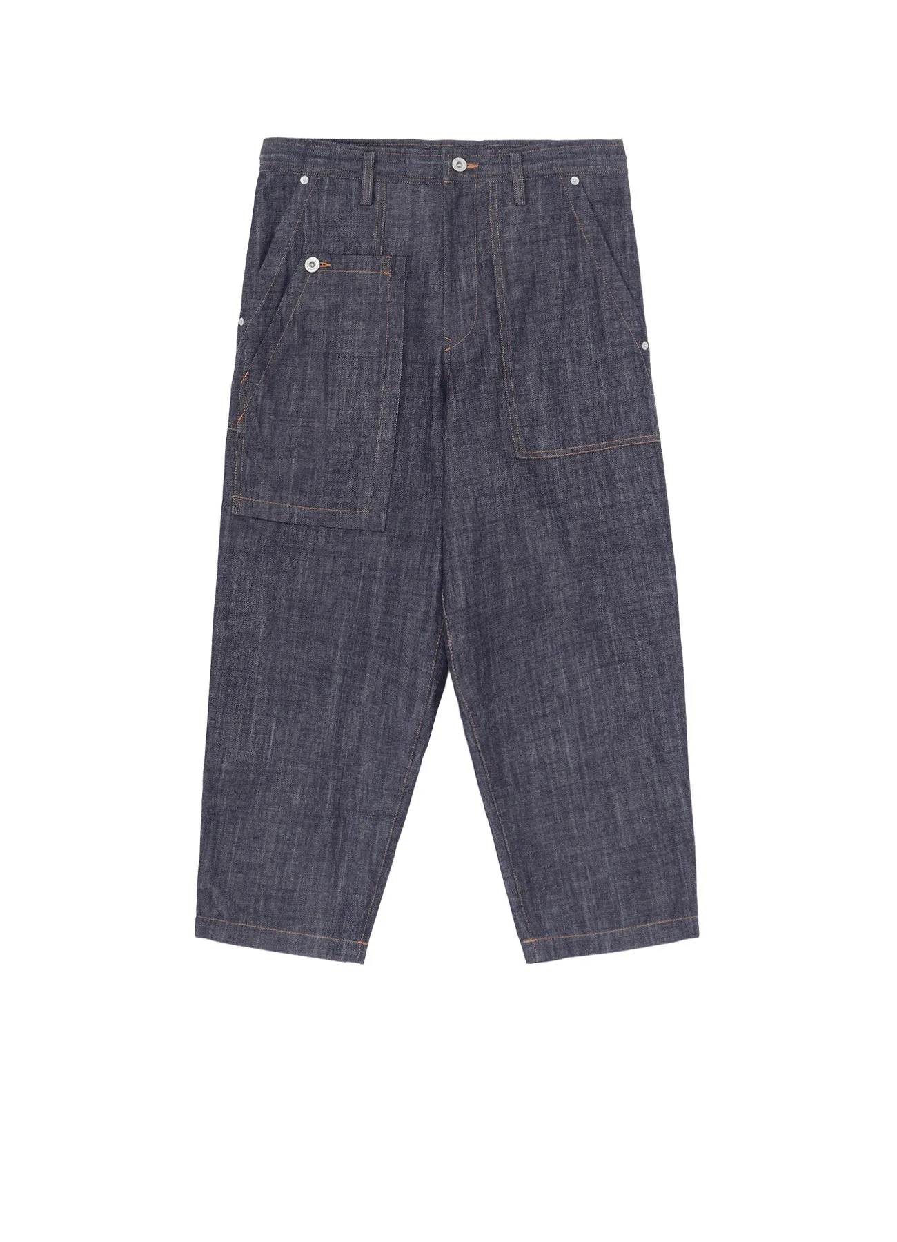 80OZ DENIM PATCHED-POCKET PANTS sold by Yohji Yamamoto