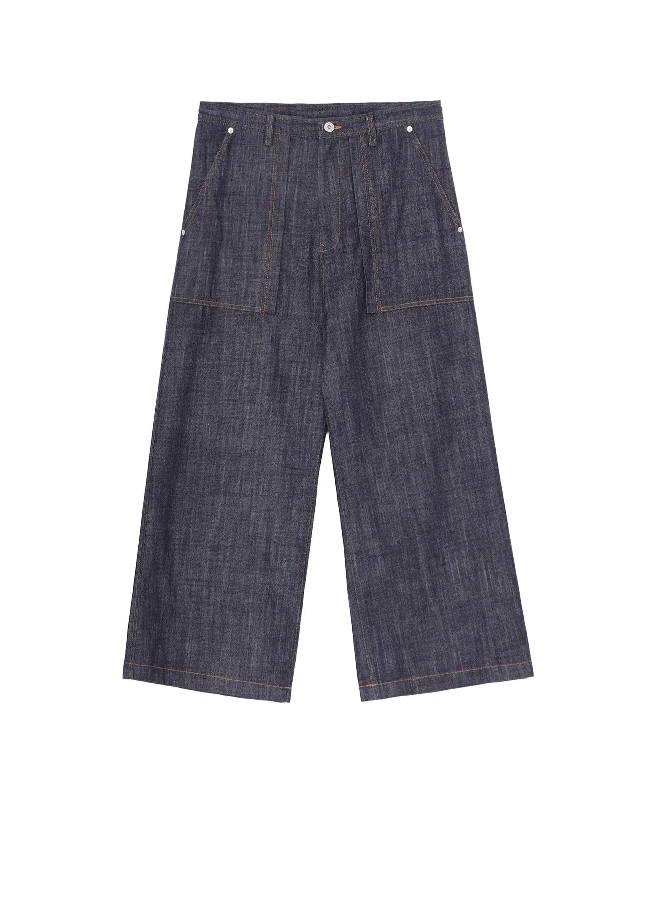 80OZ DENIM LONG STRAIGHT PANTS sold by Yohji Yamamoto