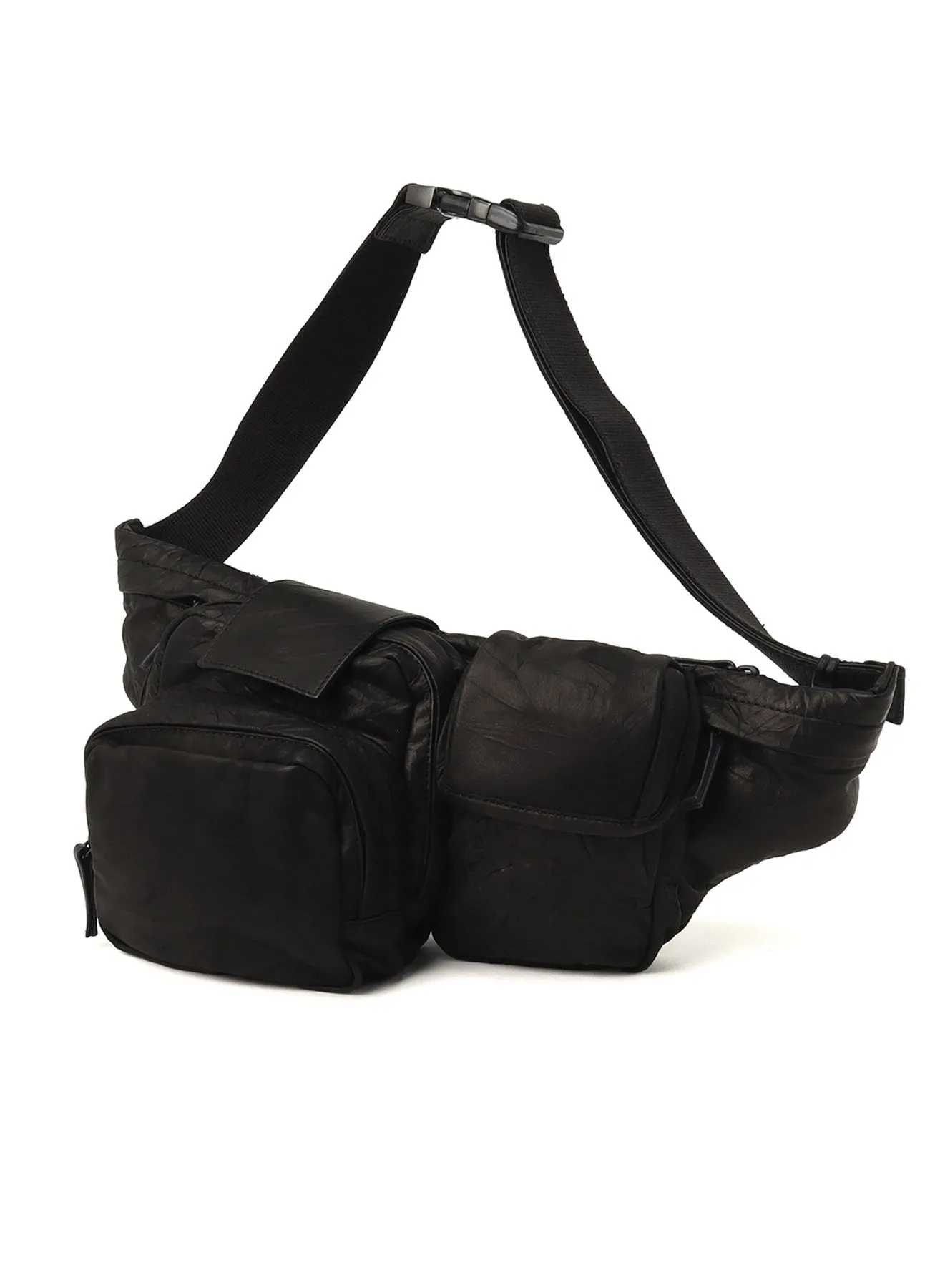 TWISTED SOFT LEATHER POCKET BAG sold by Yohji Yamamoto