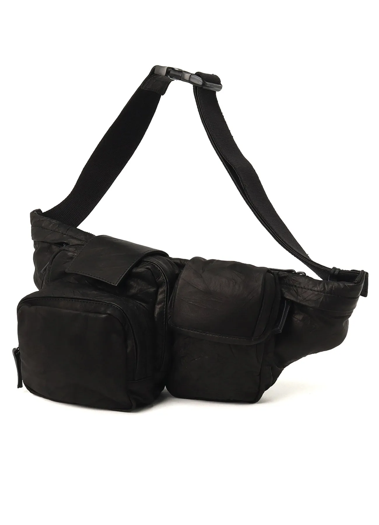 TWISTED SOFT LEATHER POCKET BAG sold by Yohji Yamamoto product image thumbnail 2