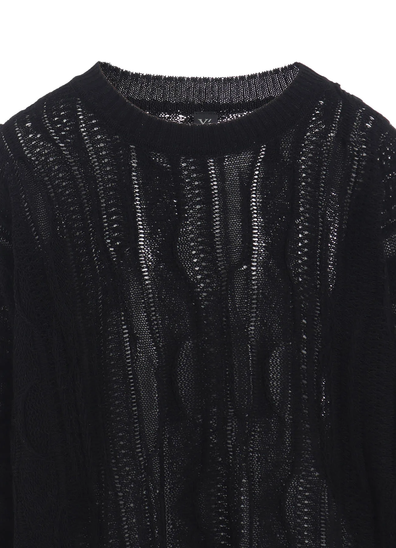 3D CABLE KNIT BIG PULLOVER sold by Yohji Yamamoto product image thumbnail 5