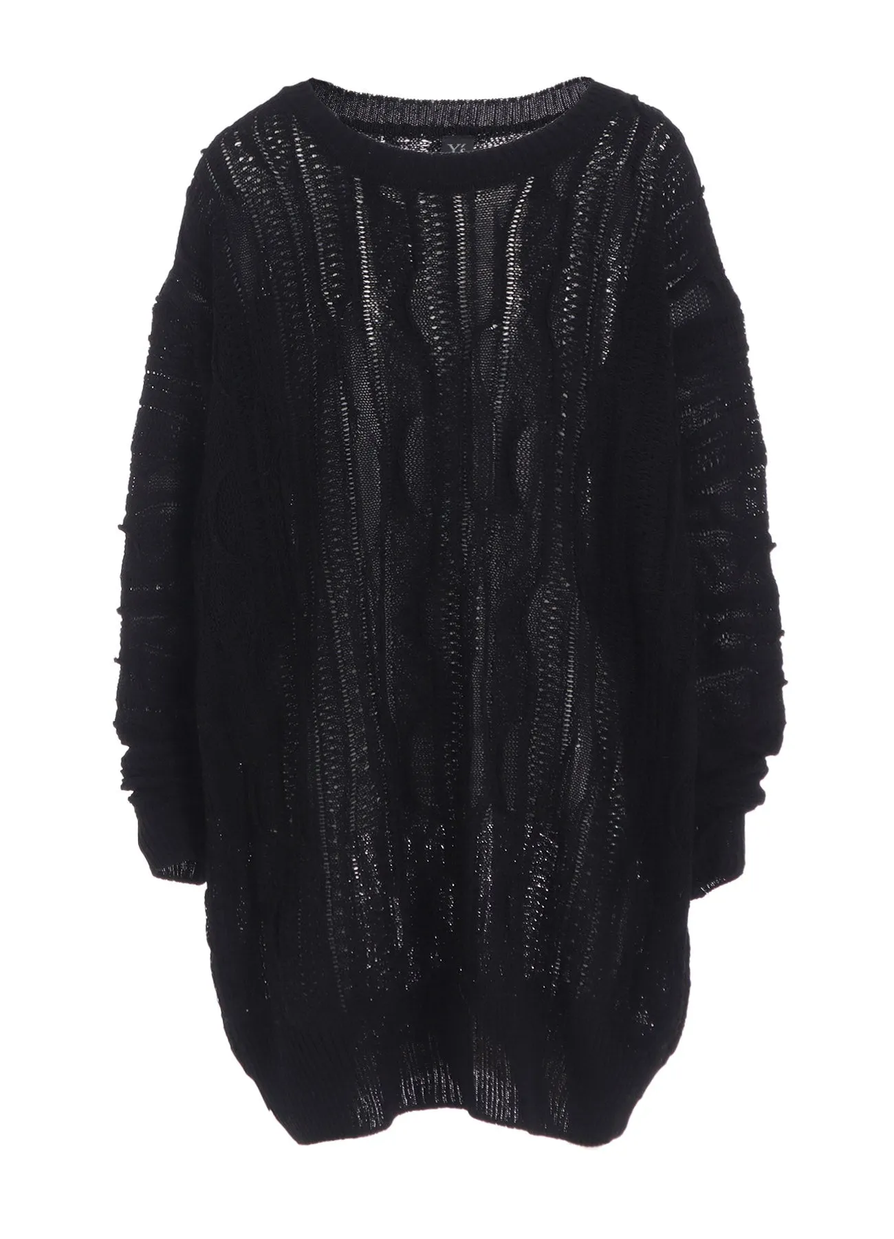 3D CABLE KNIT BIG PULLOVER sold by Yohji Yamamoto product image thumbnail 2