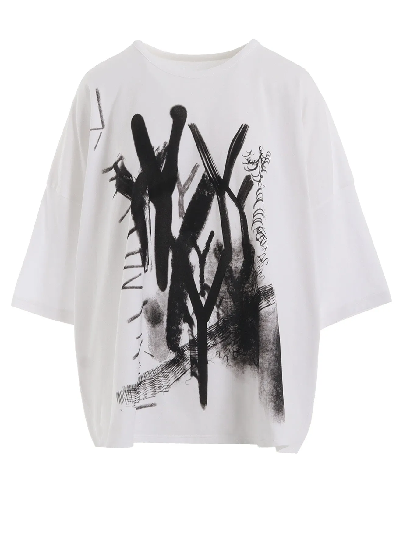 "Y" PIGMENT-PRINT BIG TEE sold by Yohji Yamamoto product image thumbnail 2
