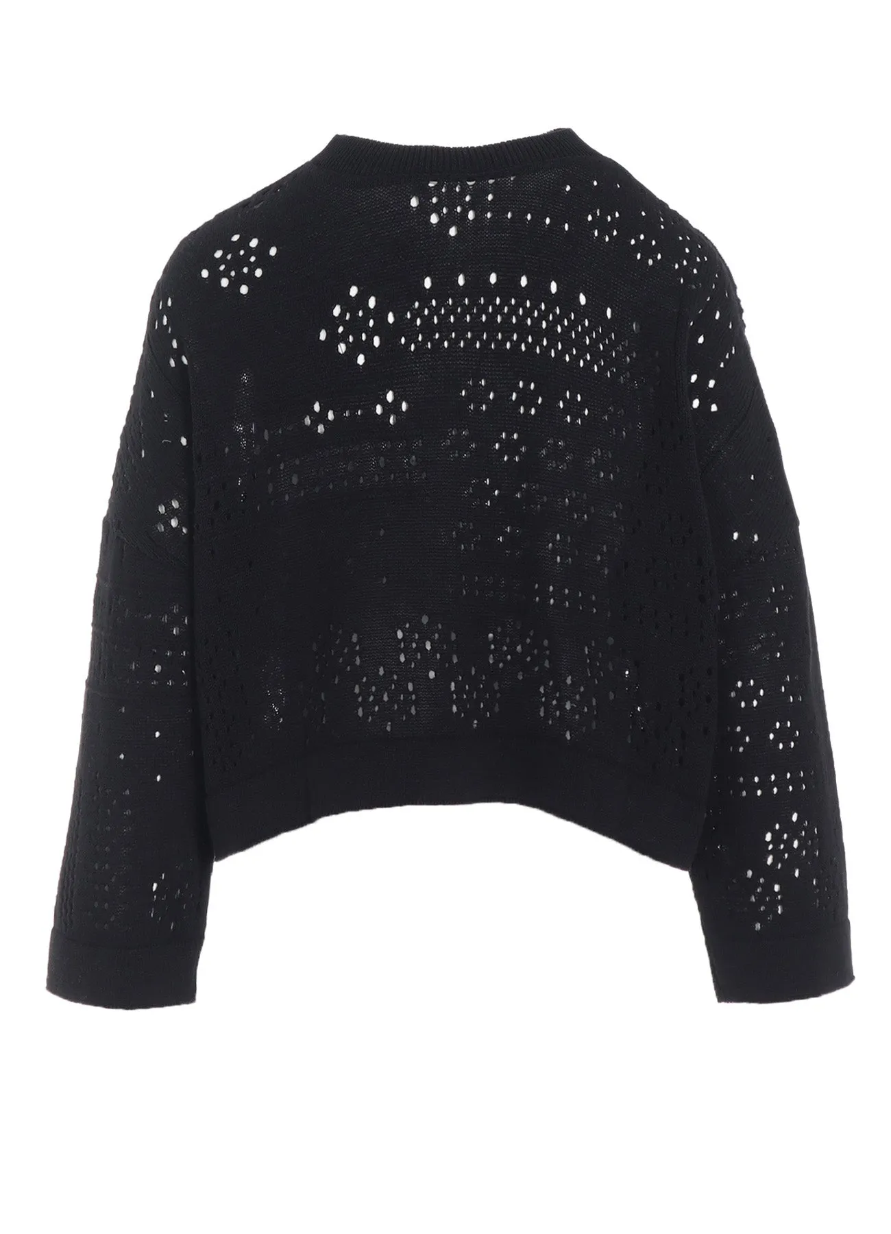 PATCHWORK LACE CROPPED CARDIGAN sold by Yohji Yamamoto product image thumbnail 3