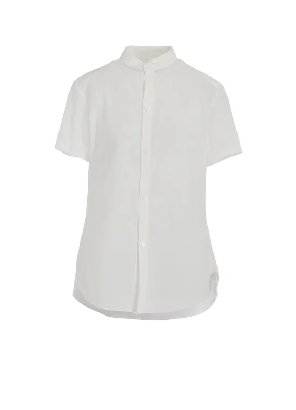 COTTON LAWN ROUND COLLAR SHIRT sold by Yohji Yamamoto
