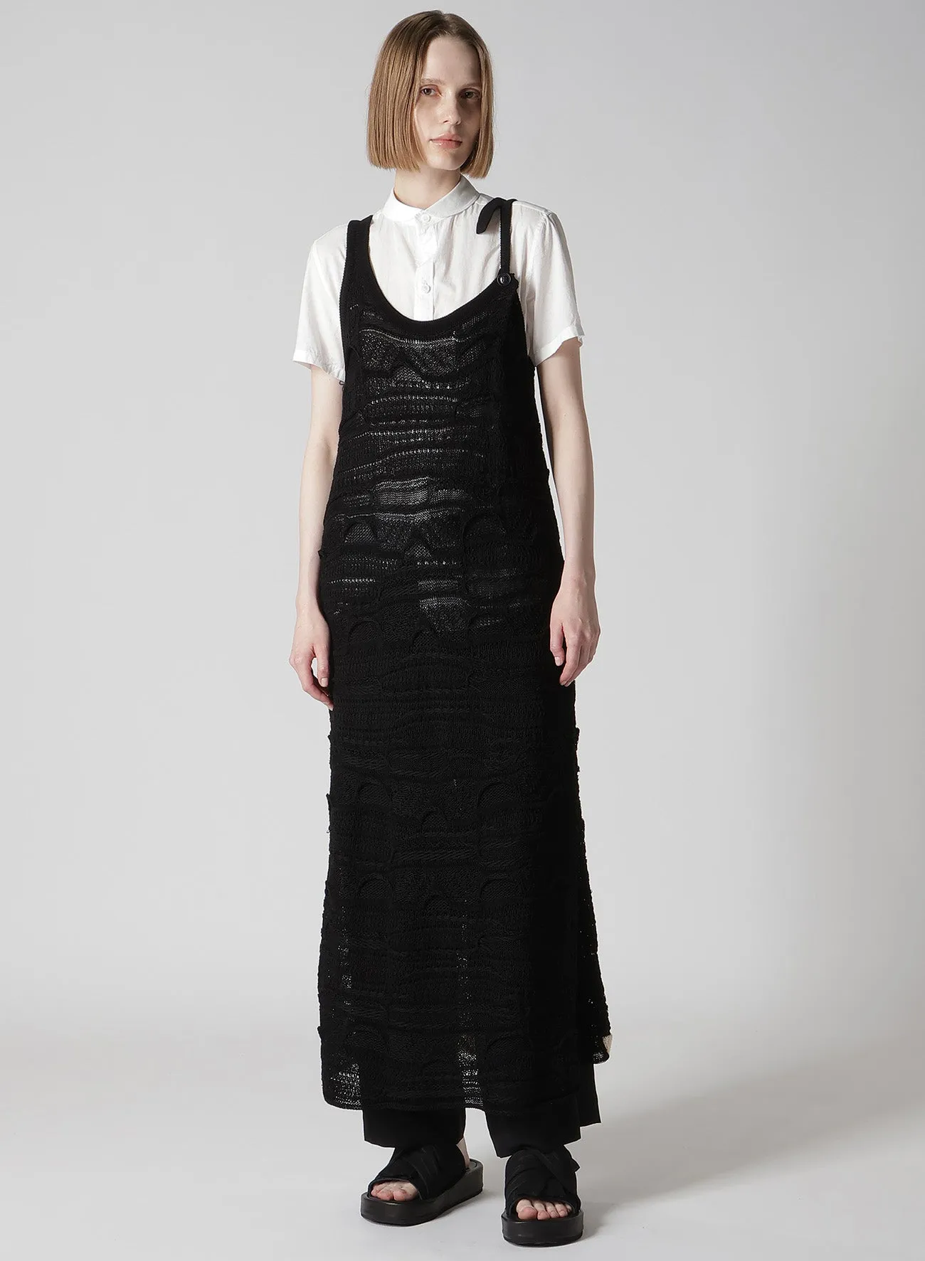 COTTON LAWN ROUND COLLAR SHIRT sold by Yohji Yamamoto product image thumbnail 5