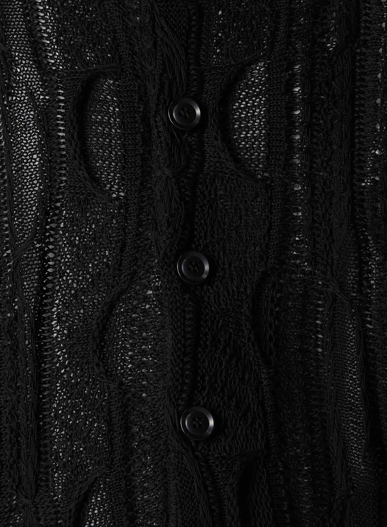 3D CABLE KNIT CARDIGAN sold by Yohji Yamamoto product image thumbnail 5