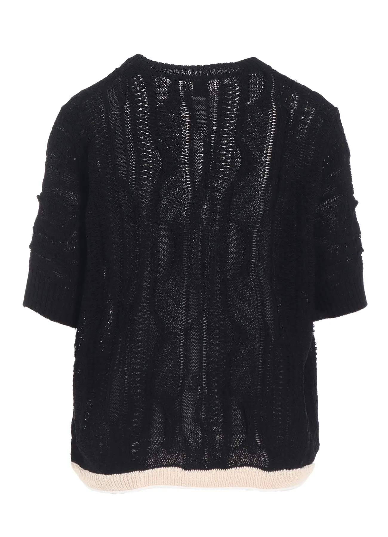 3D CABLE KNIT CARDIGAN sold by Yohji Yamamoto product image thumbnail 3