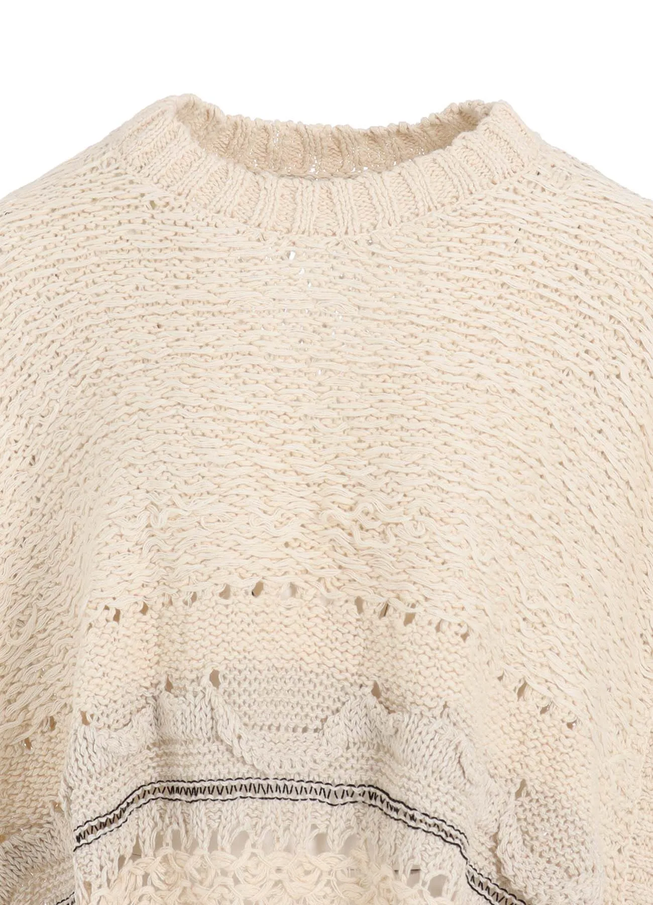 MIXED-MATERIAL ASYMMETRIC VEST sold by Yohji Yamamoto product image thumbnail 5