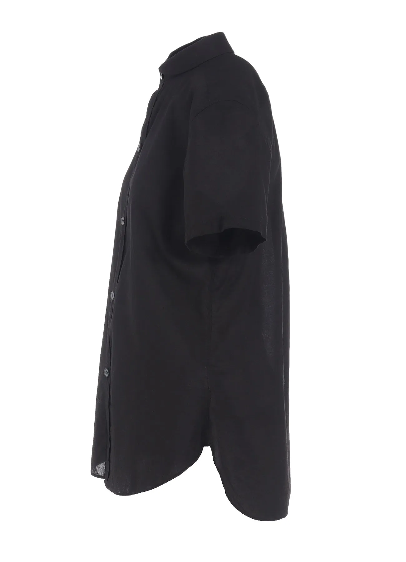 COTTON LAWN ROUND COLLAR SHIRT sold by Yohji Yamamoto product image thumbnail 3