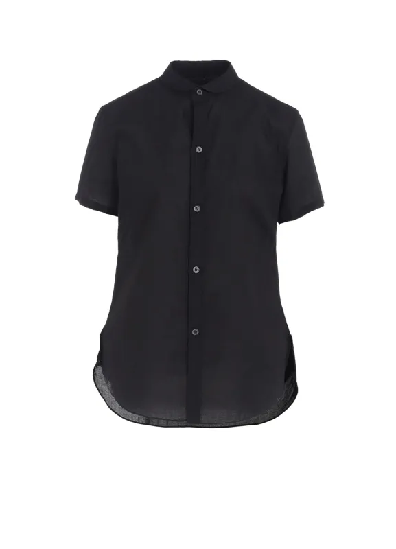 COTTON LAWN ROUND COLLAR SHIRT sold by Yohji Yamamoto