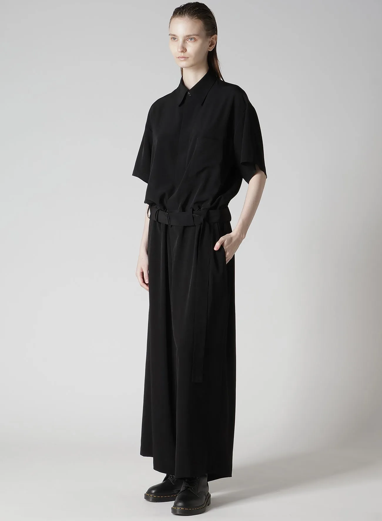 TA/PE CREPE DE CHINE OVERALLS sold by Yohji Yamamoto product image thumbnail 5