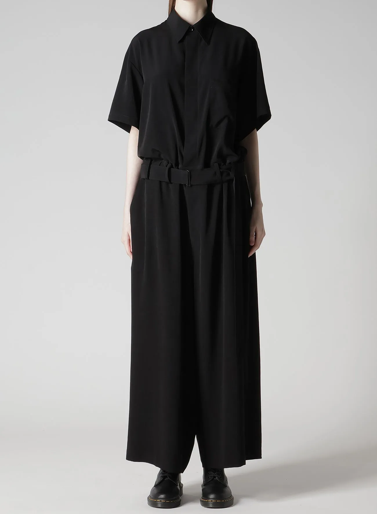 TA/PE CREPE DE CHINE OVERALLS sold by Yohji Yamamoto product image thumbnail 4