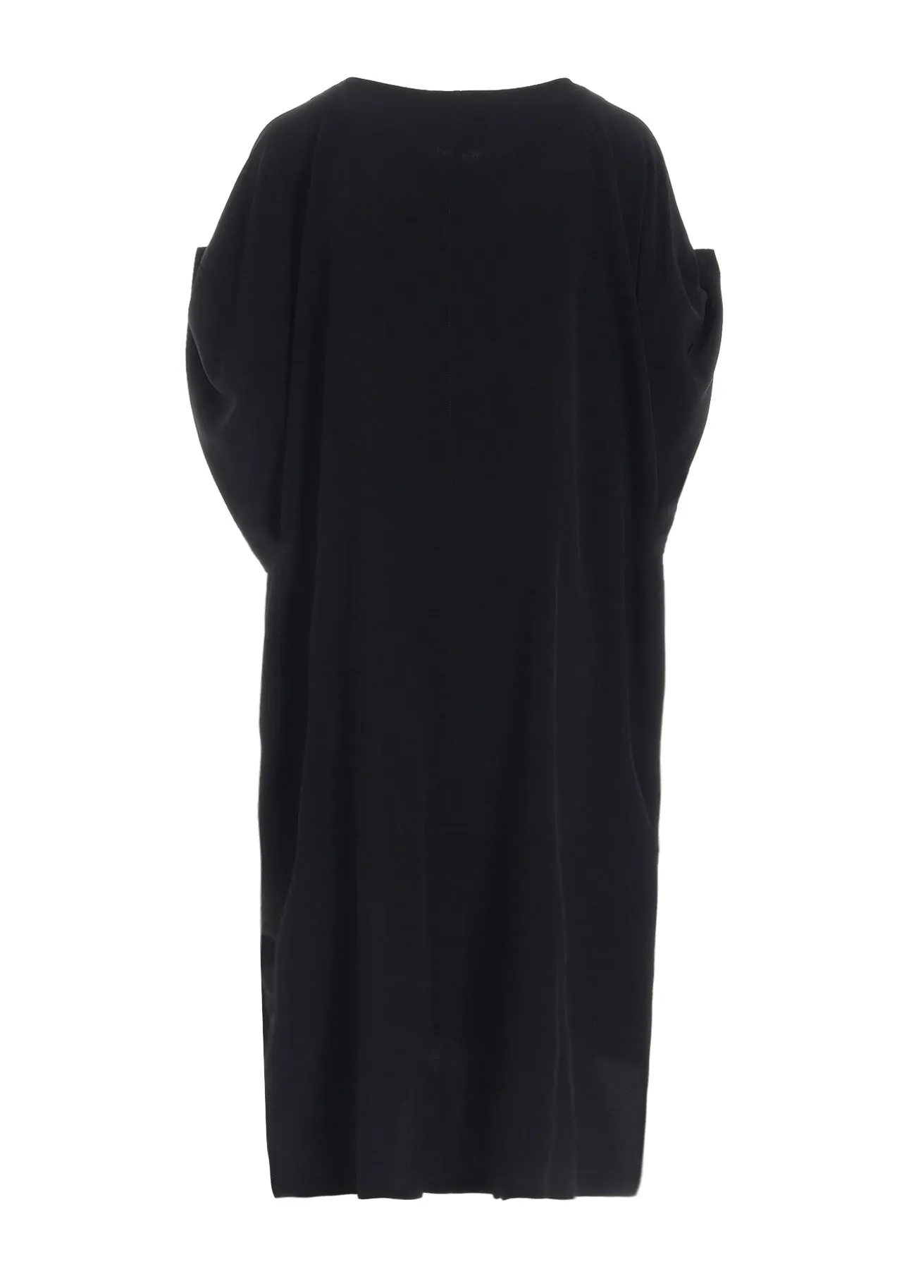 TA/PE CREPE DE CHINE ROLLED UP SLEEVE DRESS sold by Yohji Yamamoto product image thumbnail 4