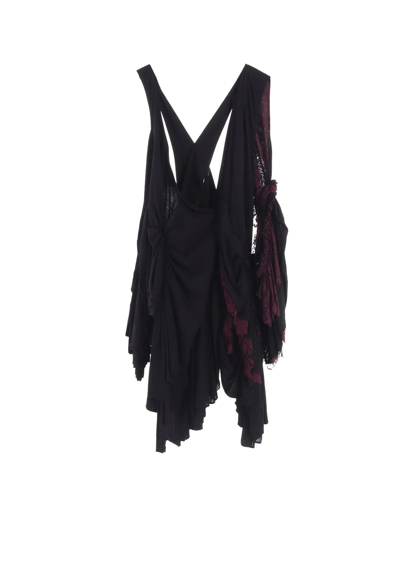 LACE GATHER DRESS sold by Yohji Yamamoto