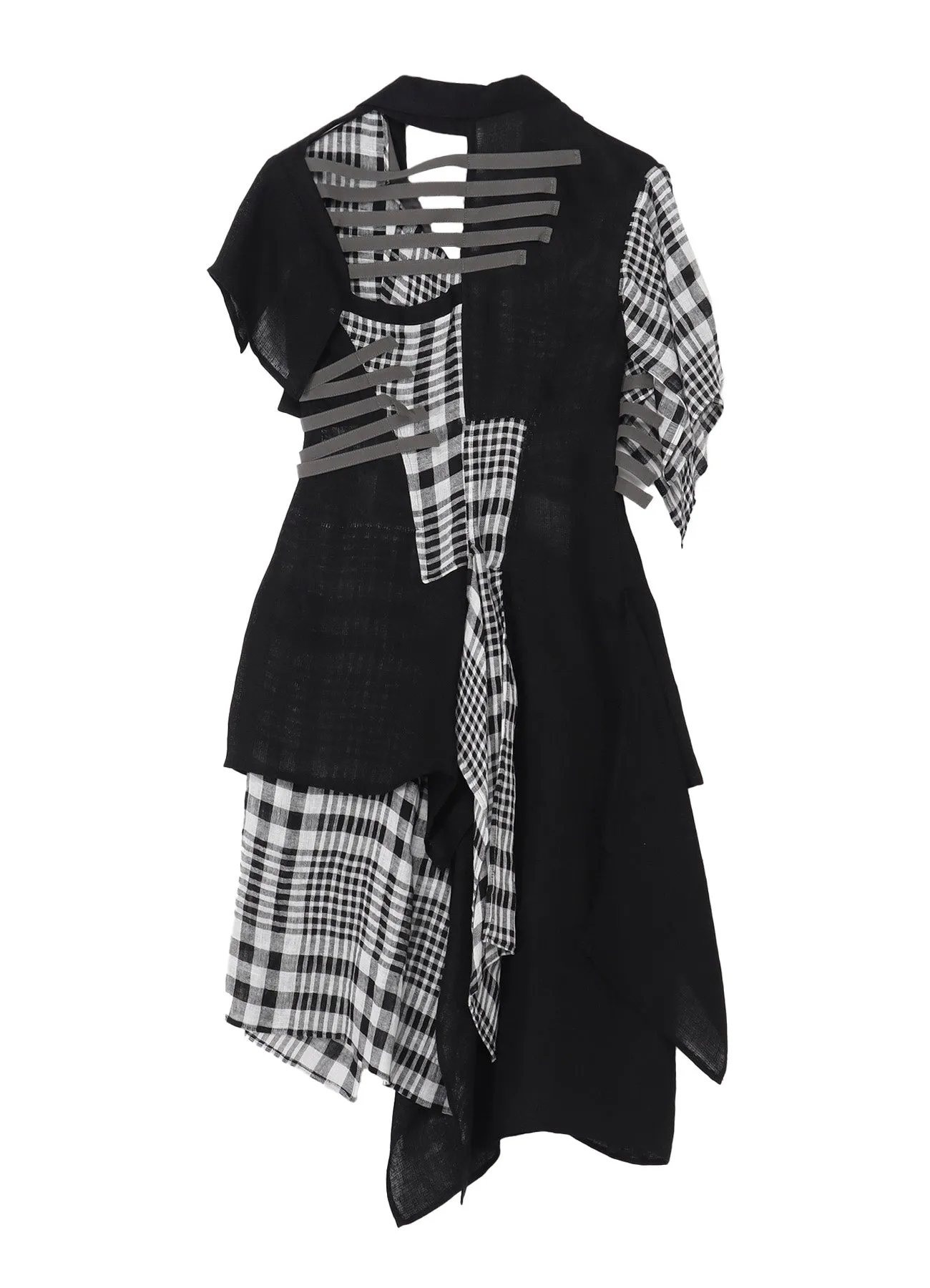 TAPE DETAIL COAT sold by Yohji Yamamoto product image thumbnail 3