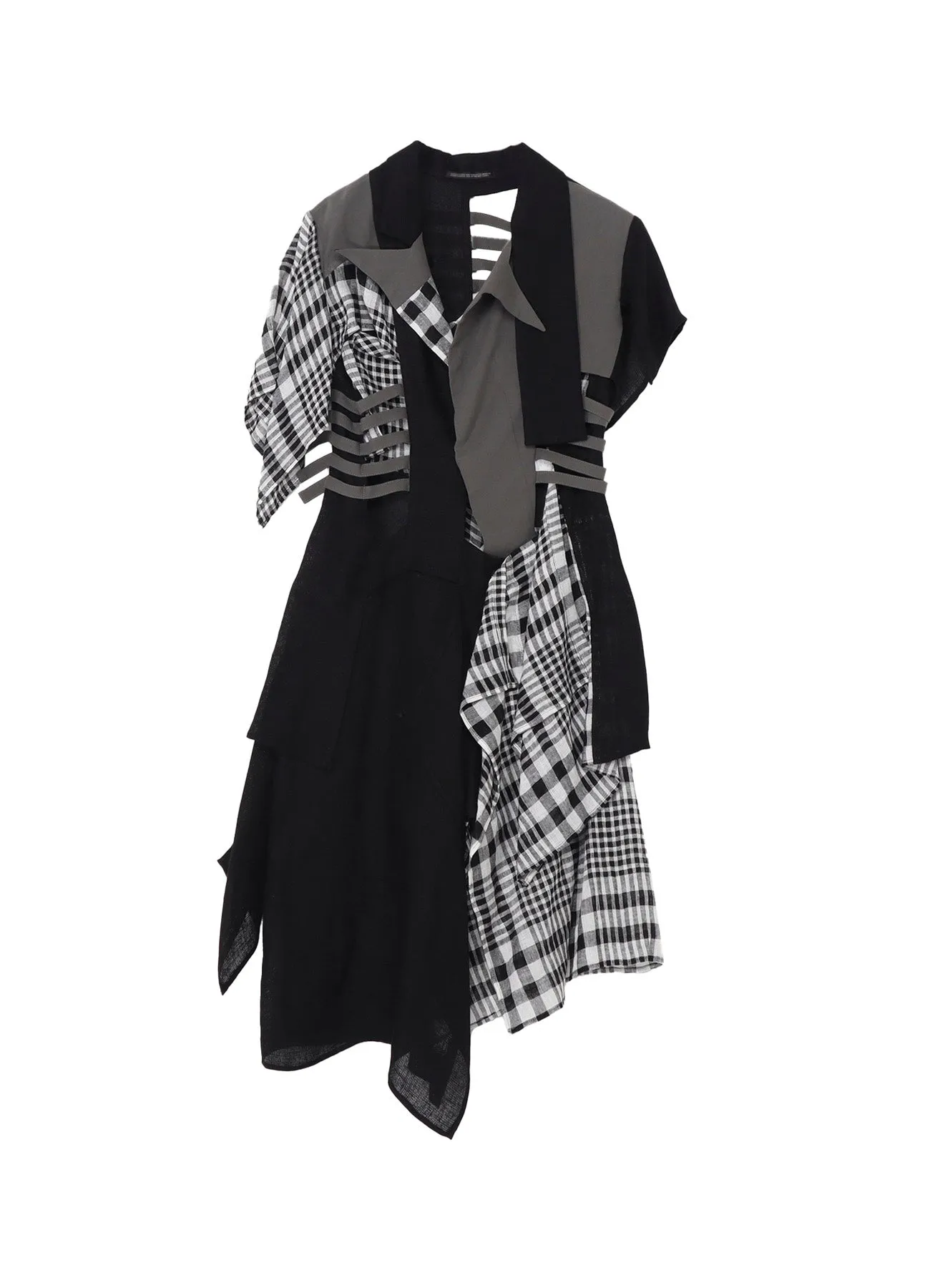 TAPE DETAIL COAT sold by Yohji Yamamoto