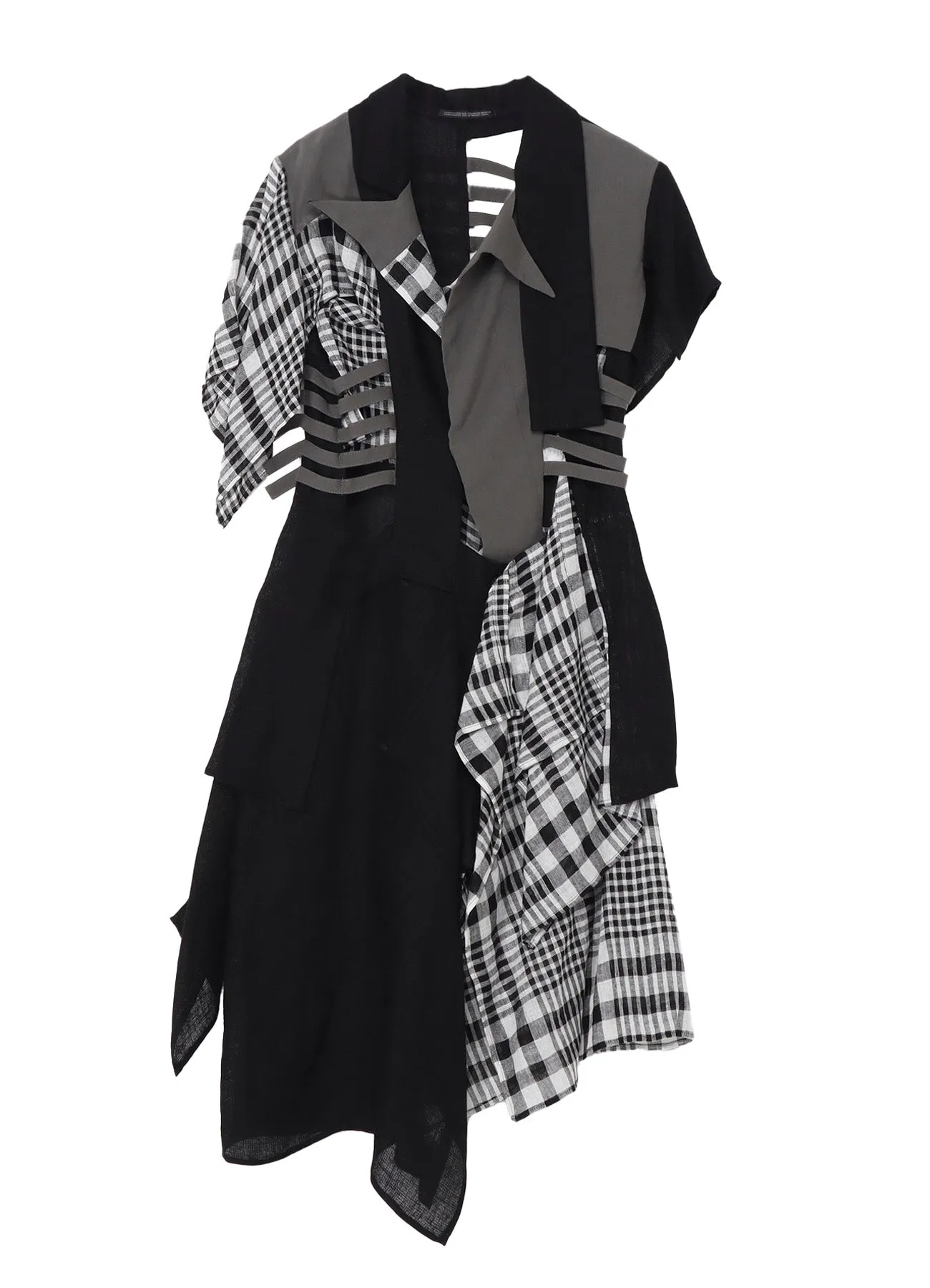 TAPE DETAIL COAT sold by Yohji Yamamoto product image thumbnail 2