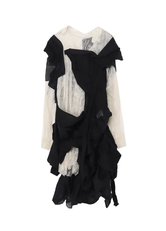 LACE 3D DRESS sold by Yohji Yamamoto
