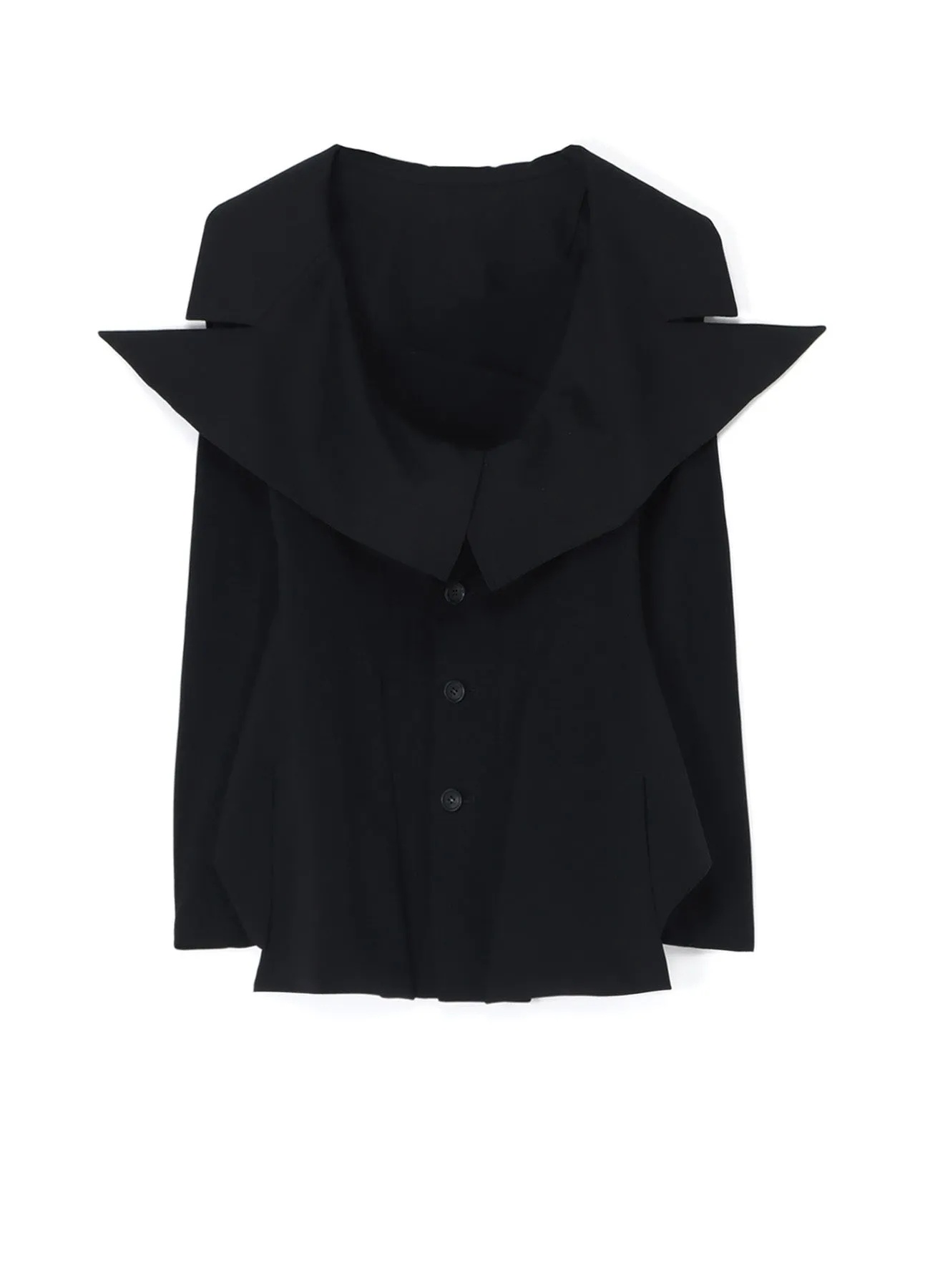 LACE-UP JACKET WITH OPEN NECKLINE sold by Yohji Yamamoto