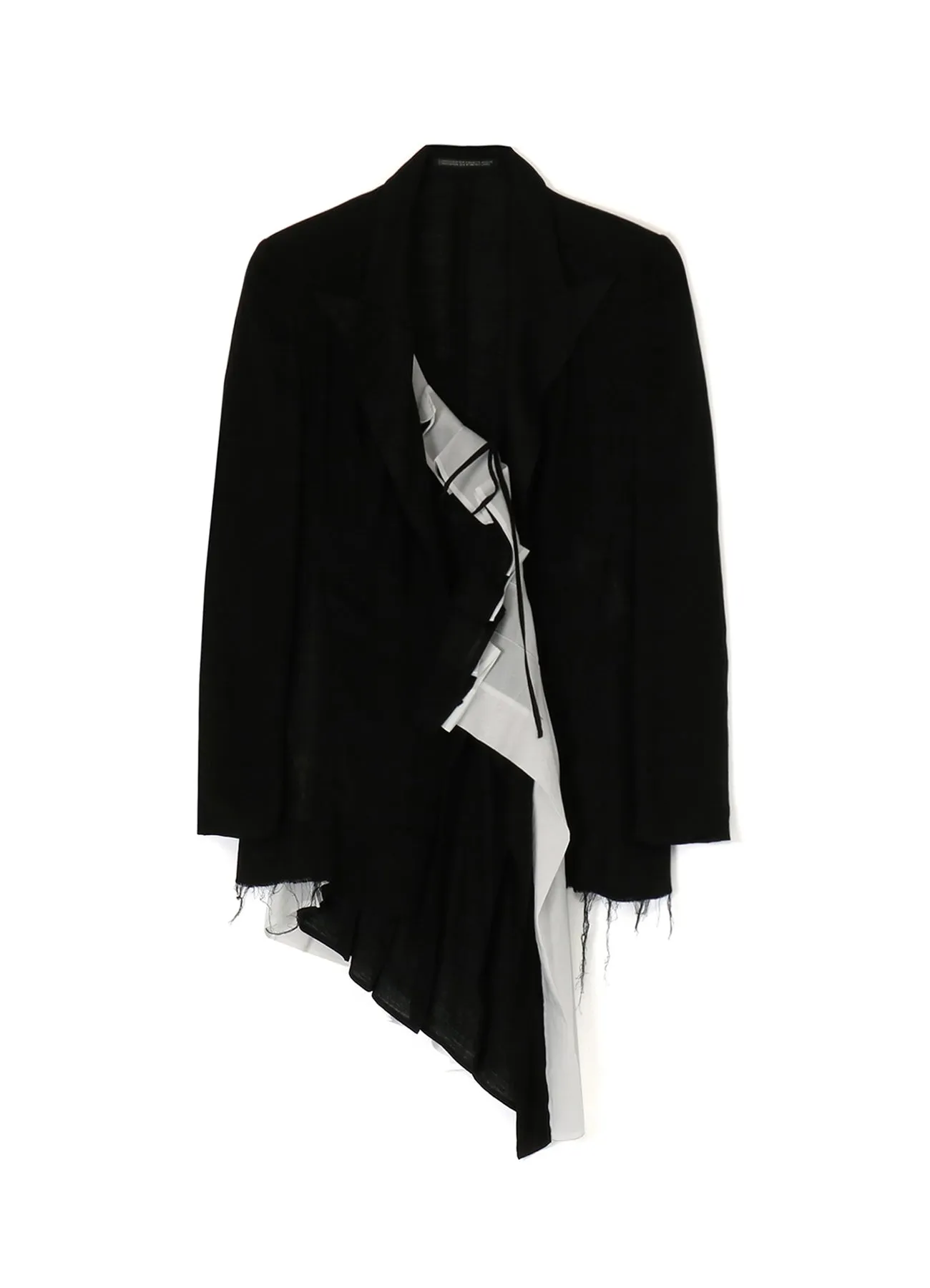SHORT FRONT PLEATED JACKET sold by Yohji Yamamoto