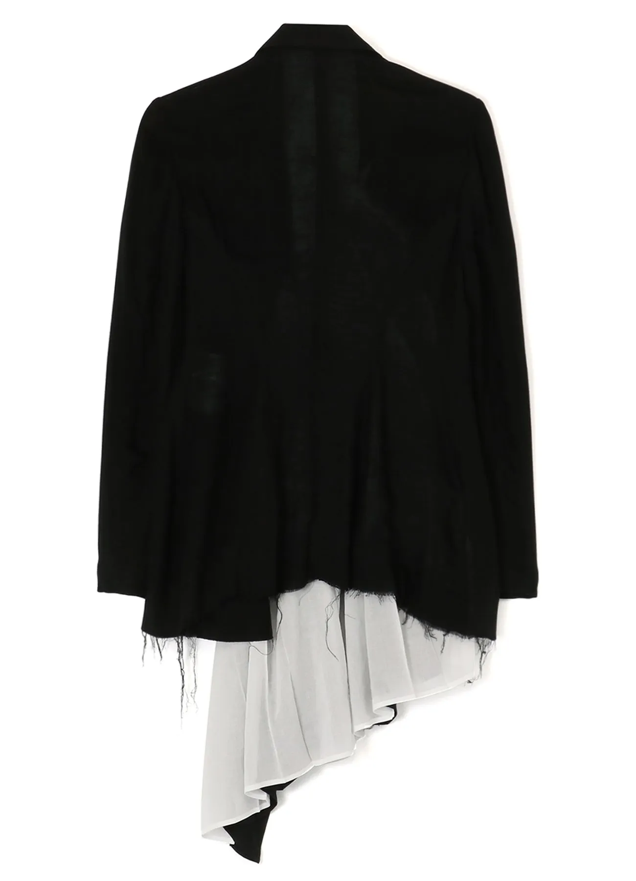 SHORT FRONT PLEATED JACKET sold by Yohji Yamamoto product image thumbnail 5