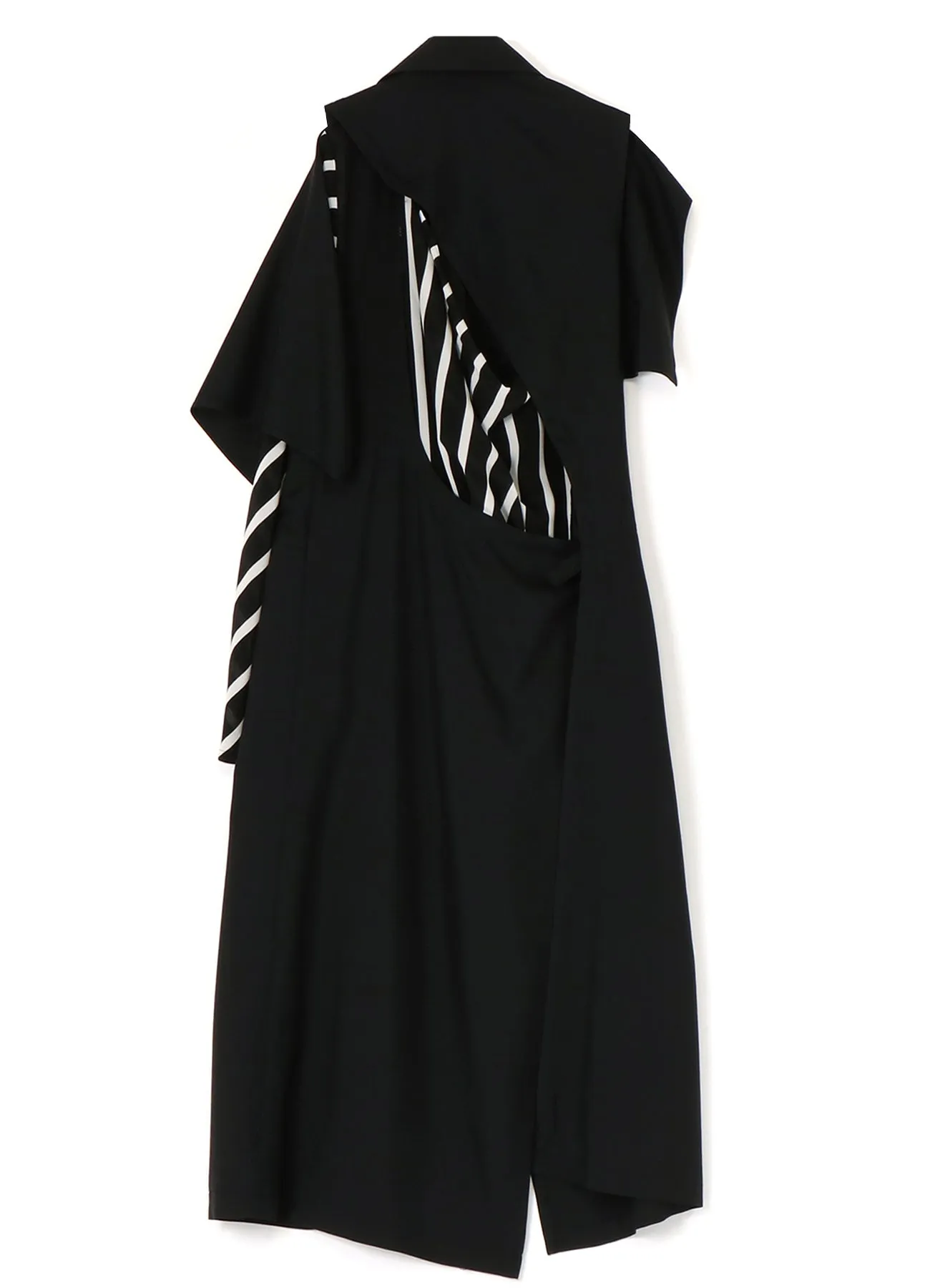<411/1>+<412/1> SIDE OPEN DRAPED COAT sold by Yohji Yamamoto product image thumbnail 4