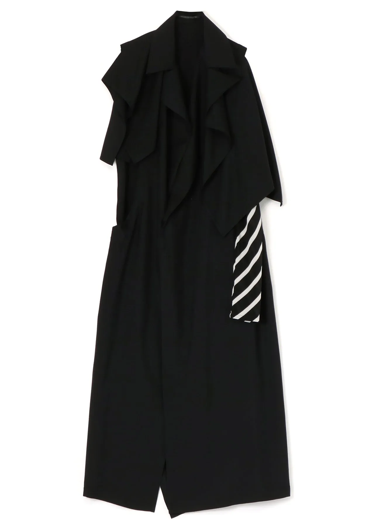 <411/1>+<412/1> SIDE OPEN DRAPED COAT sold by Yohji Yamamoto product image thumbnail 3