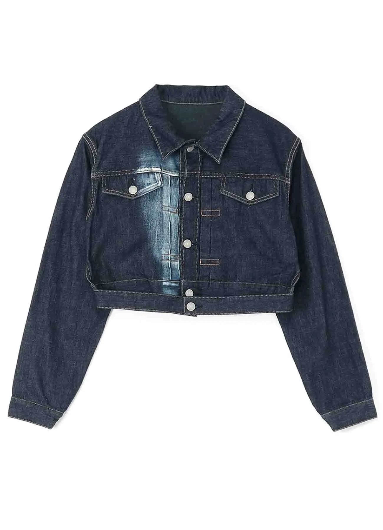 10 OZ UNEVEN YARN DENIM P.T SHORT BLOUSON sold by Yohji Yamamoto product image thumbnail 3